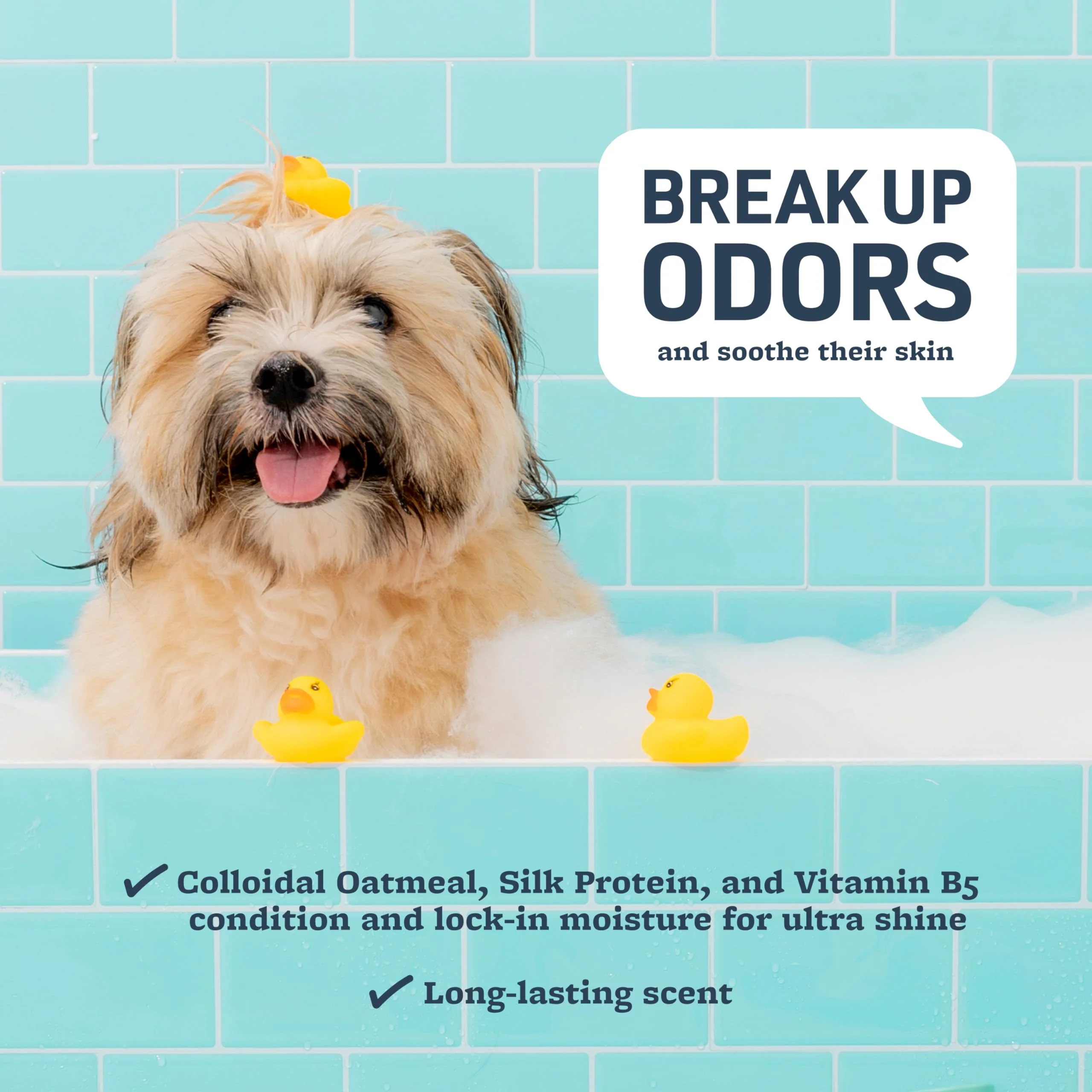Veterinary Formula Smart Coat Complex Soothing and Deodorizing Oatmeal Shampoo for Dogs, 17 Fl oz – Baking Soda Eliminates Odors, Aloe Vera & Oatmeal Cleanse and Hydrate Skin – Long-Lasting Fragrance - Image 5