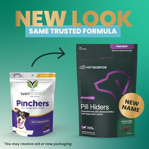 VETRISCIENCE Extra Large Pinchers Pill Hiders Chews, Non-Greasy Pill Wrap with Probiotics for Dogs, Disguise Pills, Capsules and Tablets, Soft and Chewy, Gut and Immune Health, Chicken, 2 Pack - Image 8
