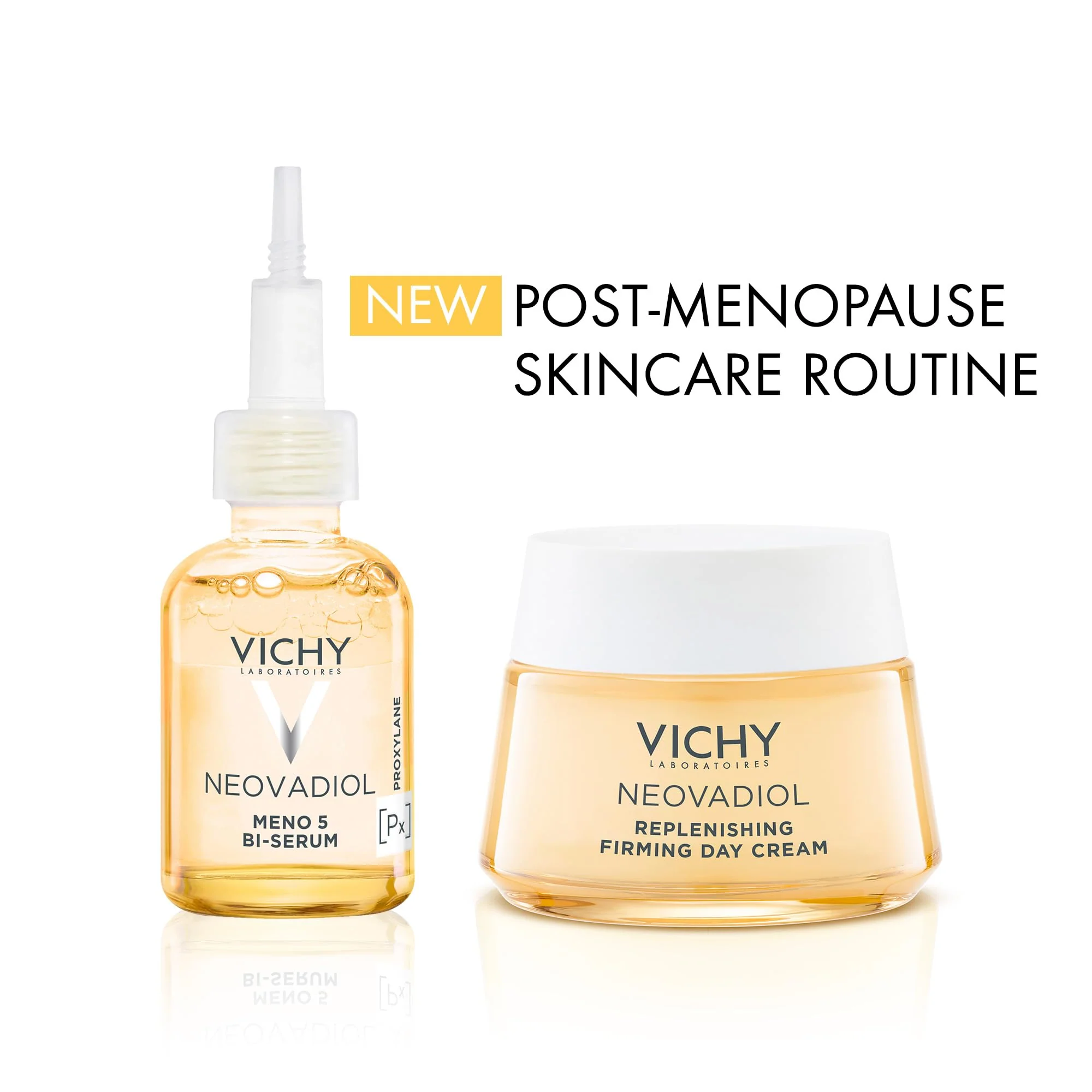 VICHY Neovadiol Replenishing Firming Day Cream for Peri-Menopause Skin, Anti-Aging Face Moisturizer for Mature Skin with Niacinamide, Omegas 3-6-9, Firming Face Cream for Post-Menopausal Women - Image 2