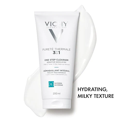 VICHY Pureté Thermale One Step Cleanser for Sensitive Skin, 6.7 Fl. Oz - Image 7