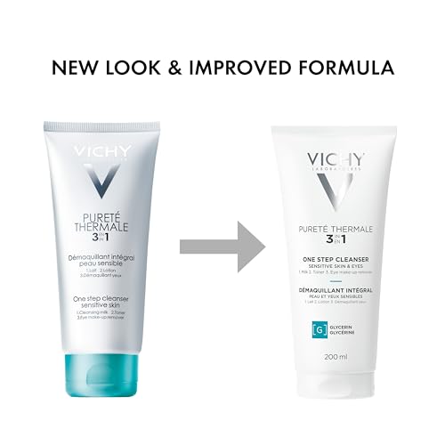 VICHY Pureté Thermale One Step Cleanser for Sensitive Skin, 6.7 Fl. Oz - Image 8