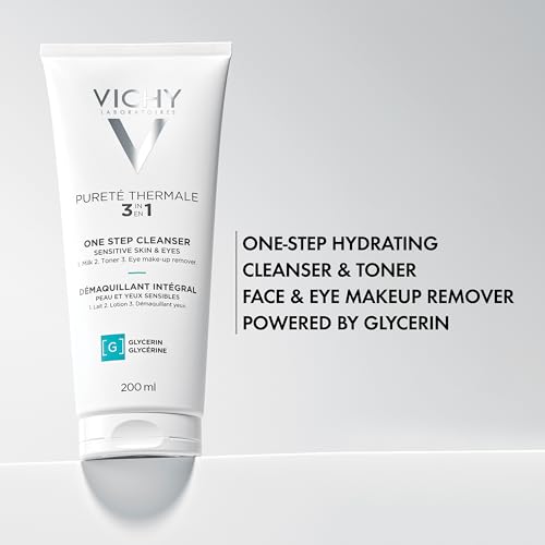VICHY Pureté Thermale One Step Cleanser for Sensitive Skin, 6.7 Fl. Oz - Image 9