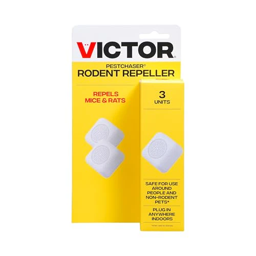 Victor PestChaser Indoor Ultrasonic Rodent Repellent with Nightlight - 3 Pack Rodent Repeller Mouse Deterrent Plug In Devices - Repels Mice Indoors - M753K - Image 2