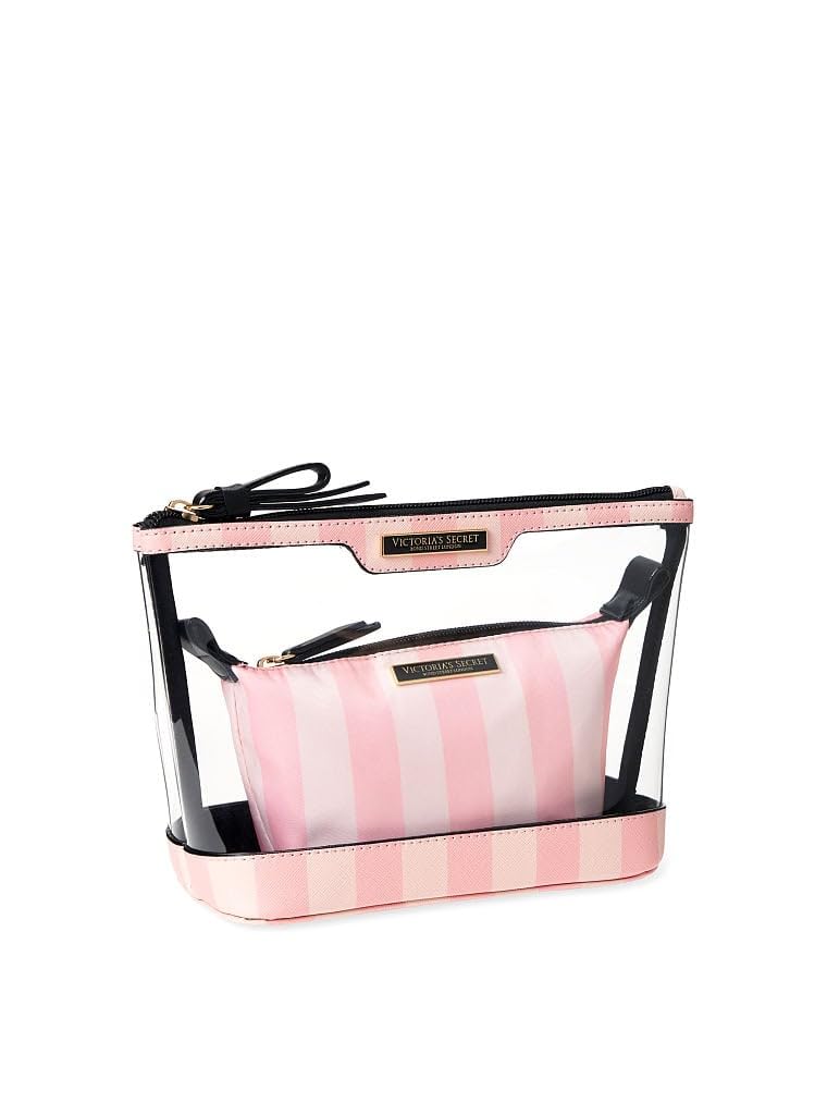 Victoria's Secret AM/PM Beauty Bag Duo, Pink - Image 3