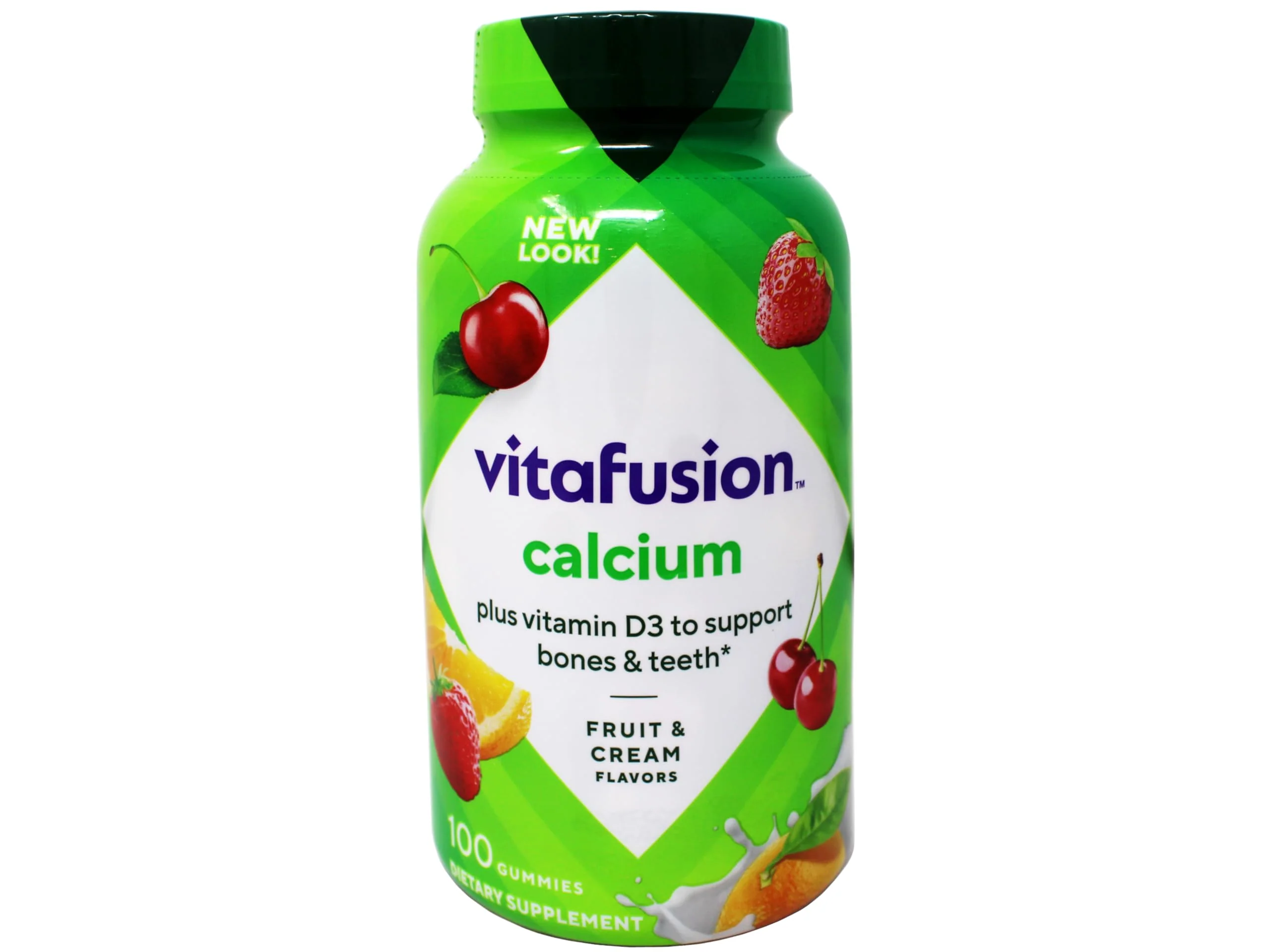 Vitafusion Calcium, Gummy JKHyWW Vitamins for Adults, 500 mg, 100 Count (Pack of 2) - Image 2