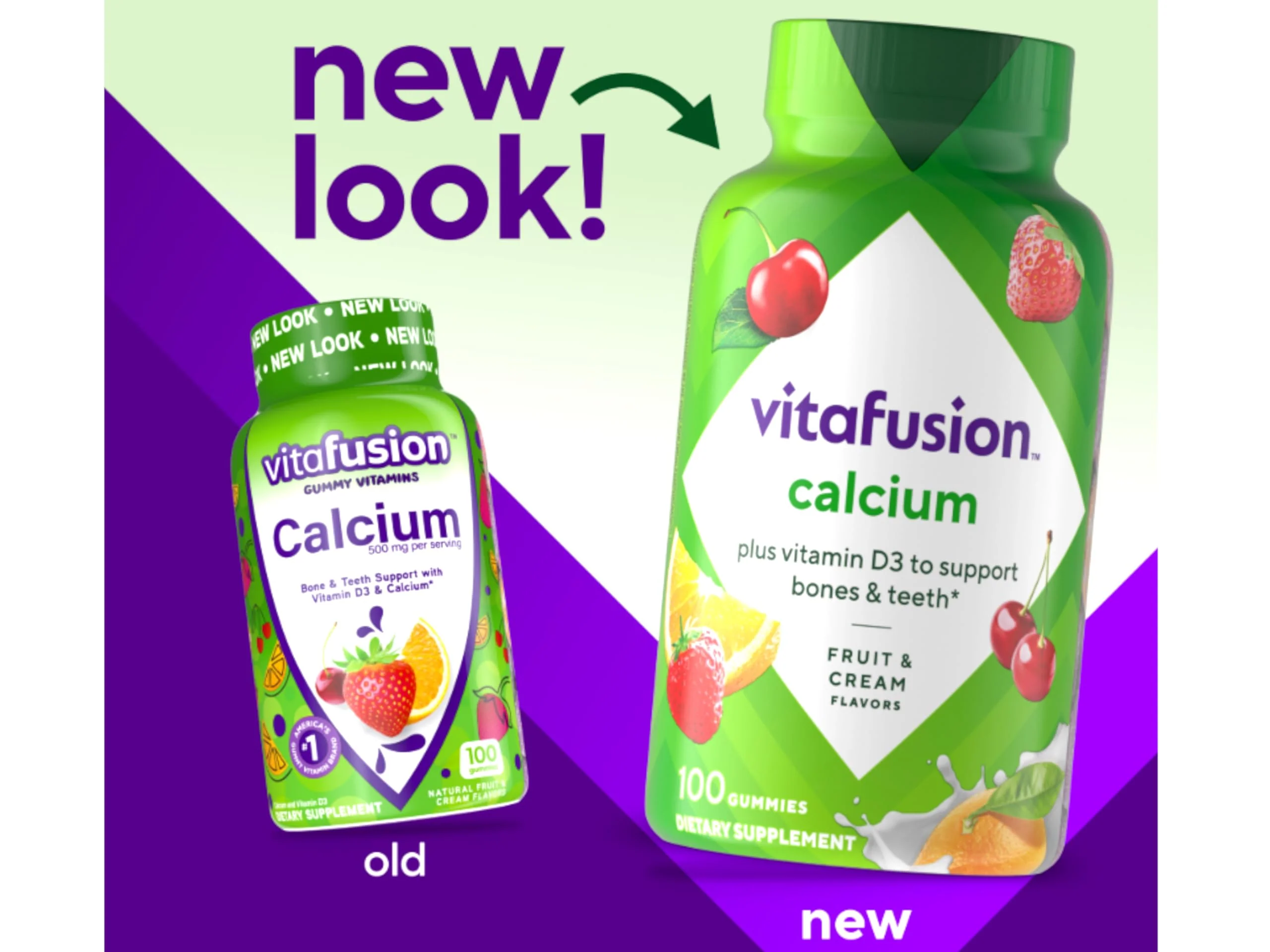 Vitafusion Calcium, Gummy JKHyWW Vitamins for Adults, 500 mg, 100 Count (Pack of 2) - Image 8