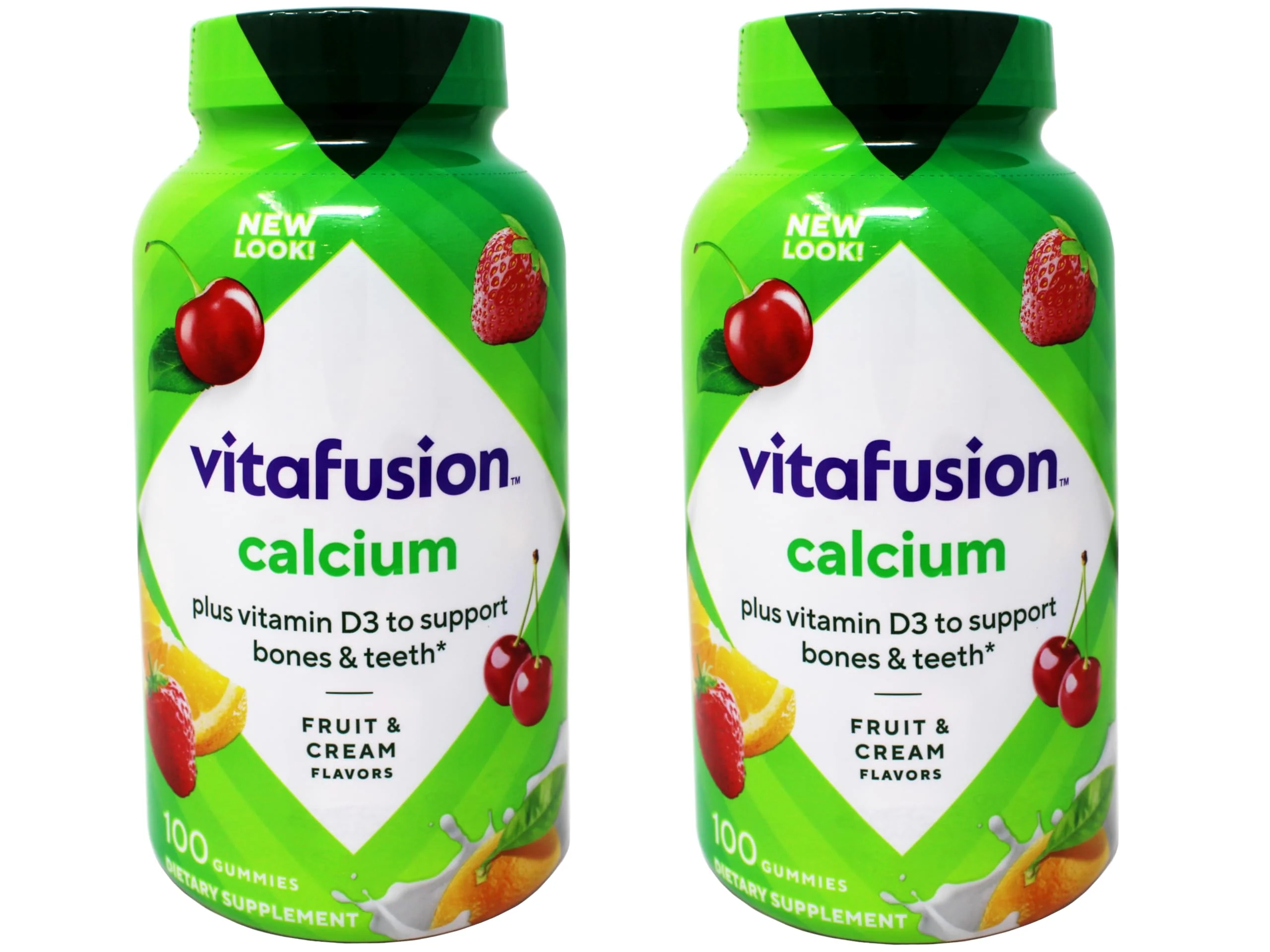 Vitafusion Calcium, Gummy JKHyWW Vitamins for Adults, 500 mg, 100 Count (Pack of 2) - Image 9