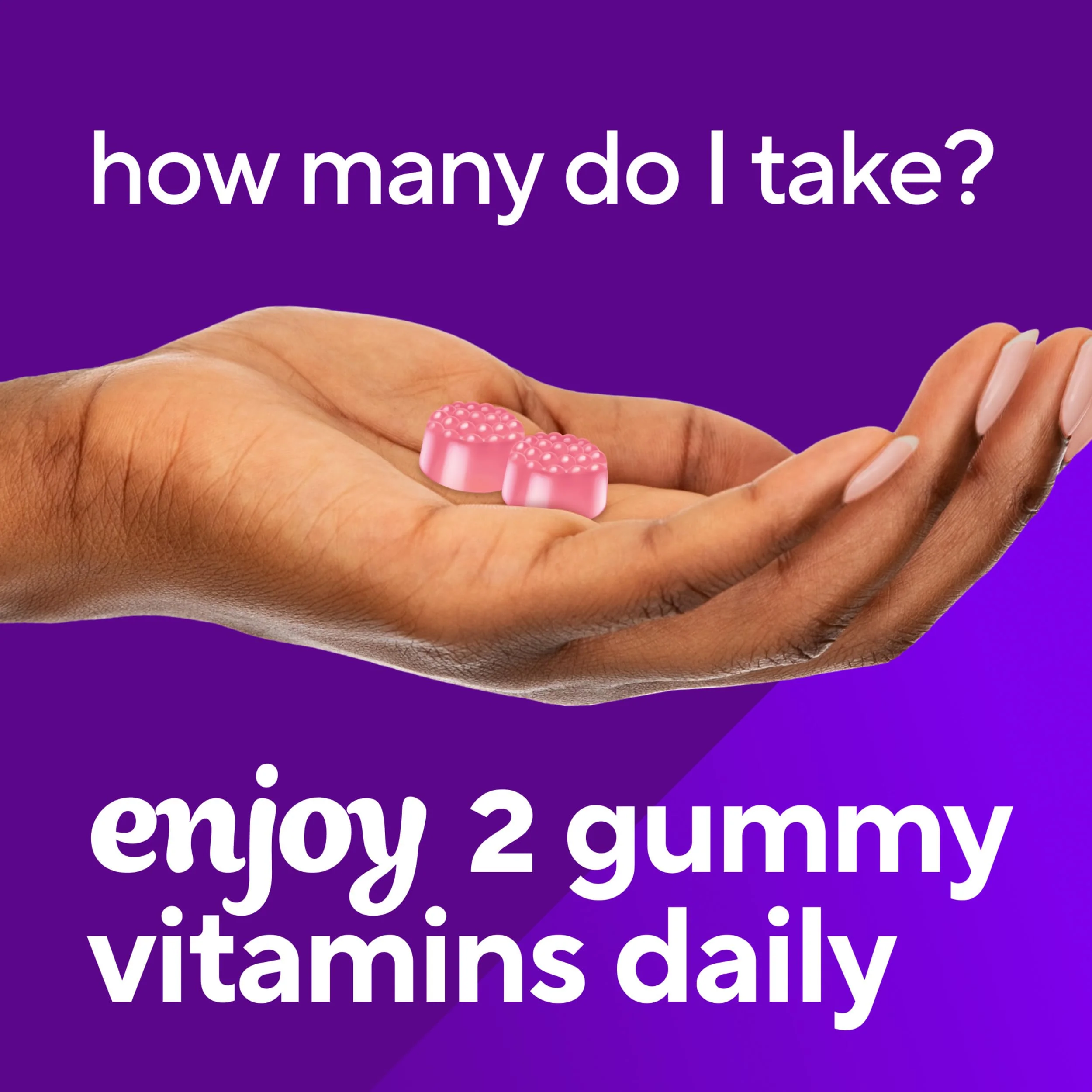 vitafusion Extra Strength Vitamin D3 Gummy, Strawberry Flavored Bone and Immune System Support (1) 120 Count - Image 3
