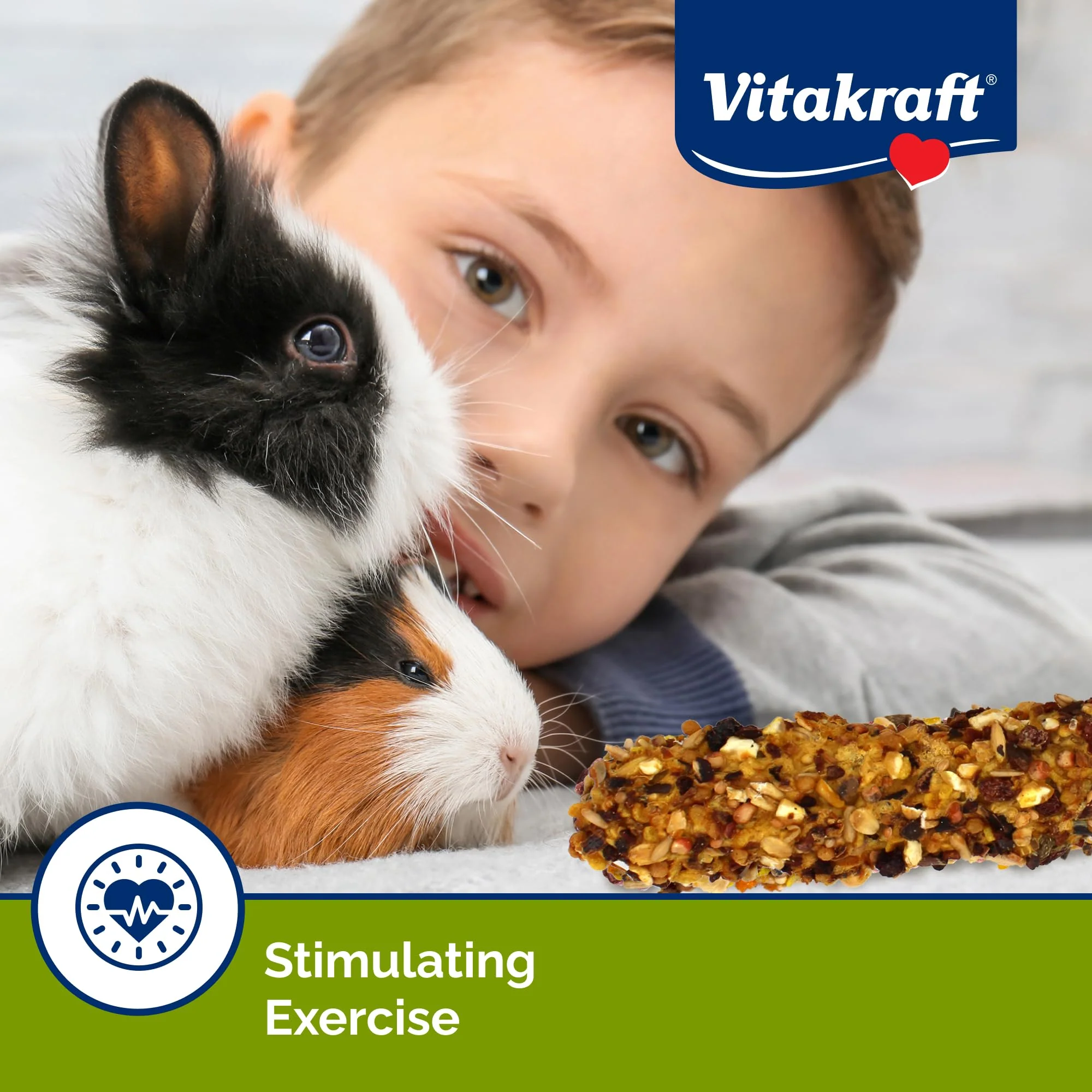 Vitakraft Crunch Sticks Treat Variety Pack for Rabbits and Guinea Pigs with Triple-Baked Wood Chew Center Seeds Grains Honey and Fruit for Texture Flavor Enrichment and Long-Lasting Chewing Enjoyment - Image 4