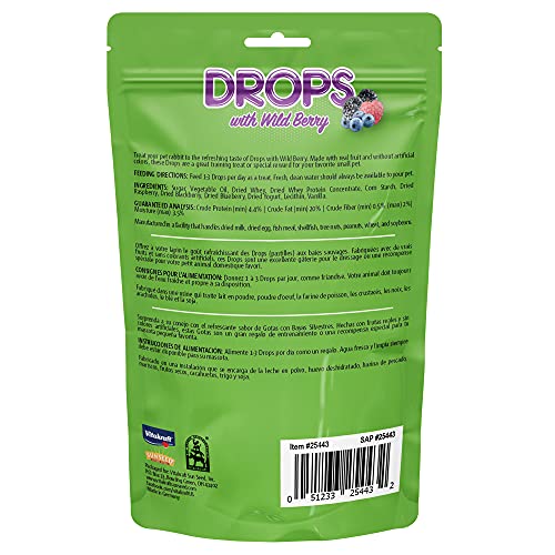 Vitakraft Drops Rabbit Treats with Wildberry Flavor – 5.3 oz Delicious Yogurt-Based Snacks for Rabbits, Guinea pigs, Hamsters, Gerbils, Mice, Rats, Chinchillas, and other Small Animals. - Image 9