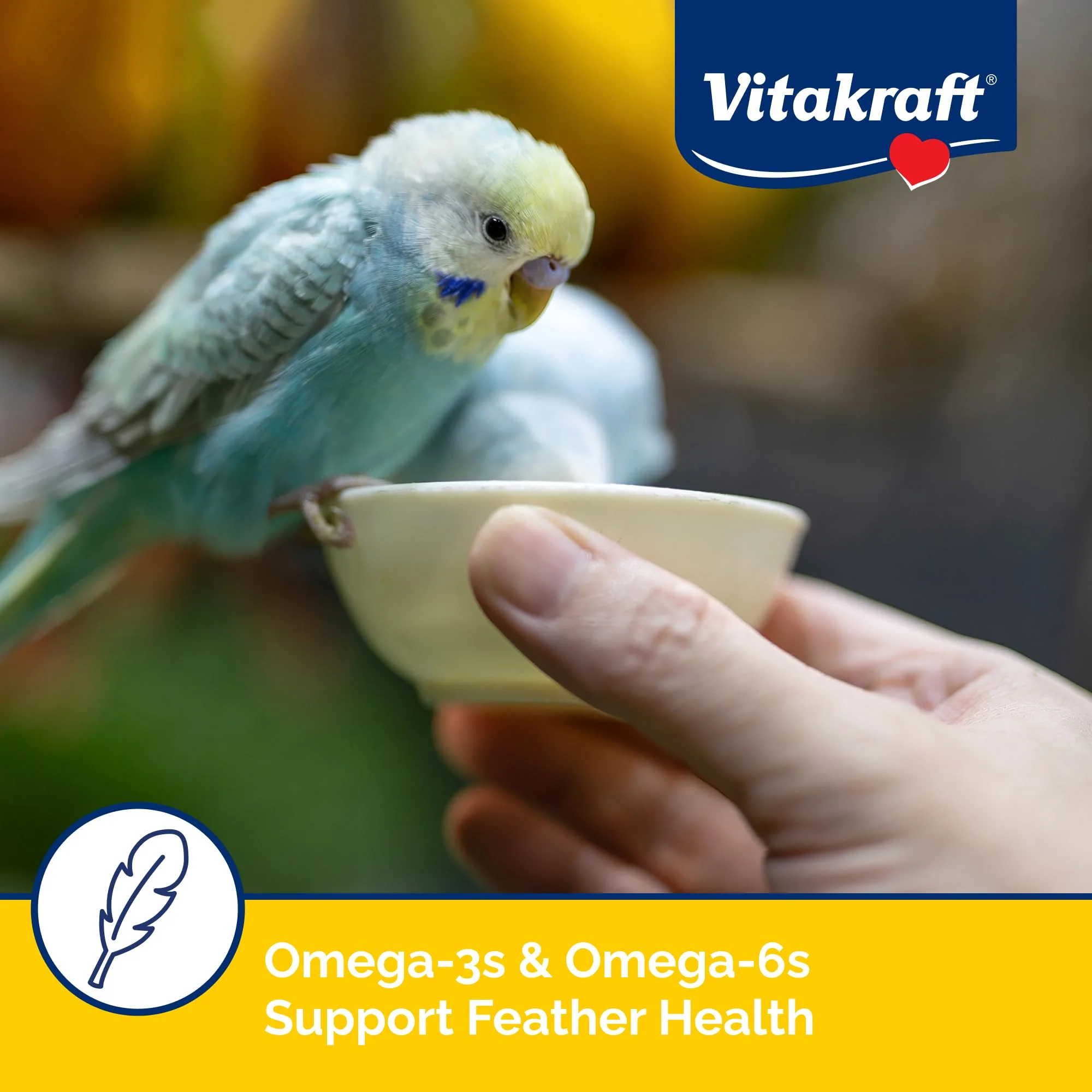Vitakraft Menu Premium Parakeet Food - Vitamin-Fortified - Daily Pet Bird Food, 2.5 pounds - Image 6