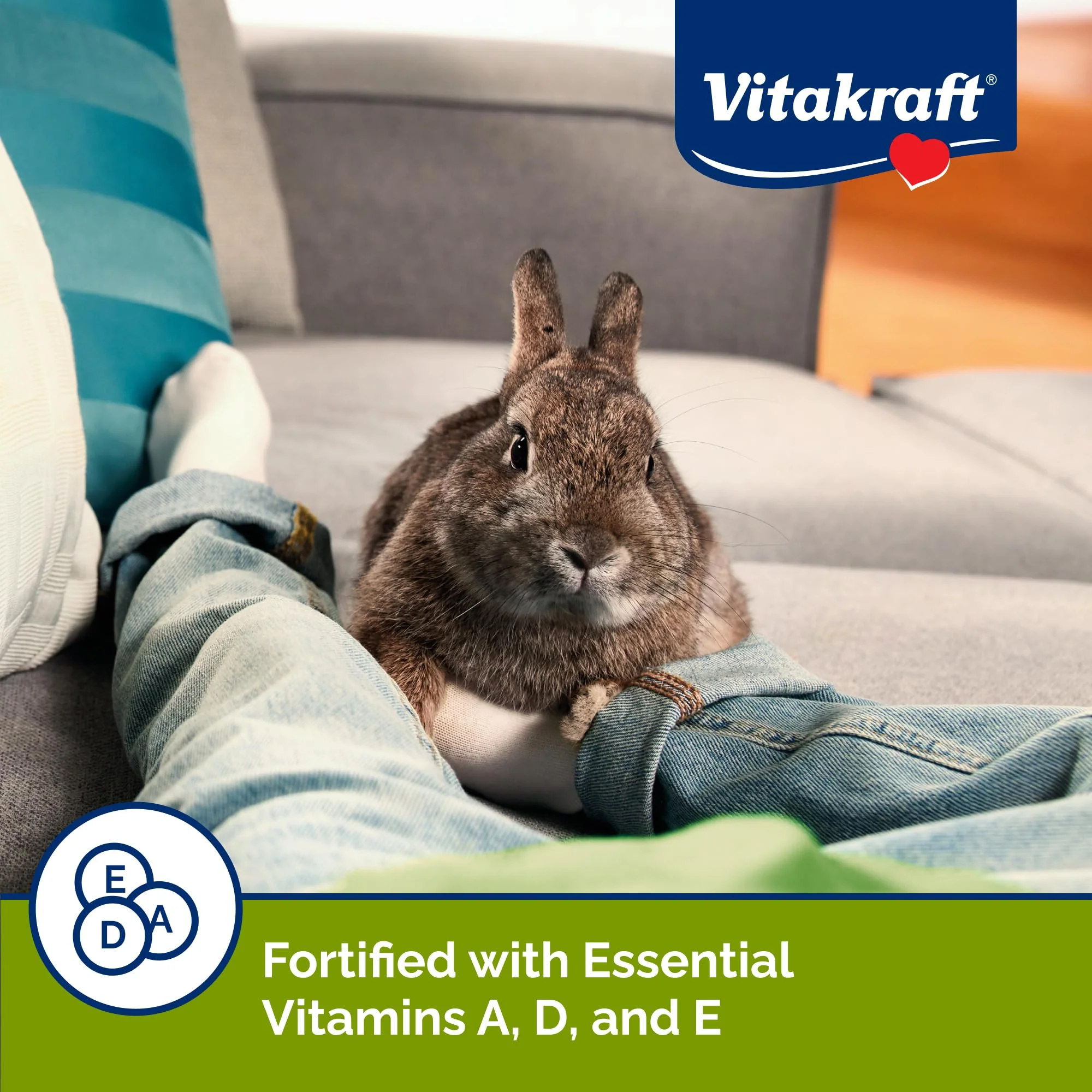 Vitakraft Menu Premium Rabbit Food - Alfalfa Pellets Blend - Vitamin and Mineral Fortified, Carrots, Greens, Grains, Fruits, 5 Lb. - Image 7