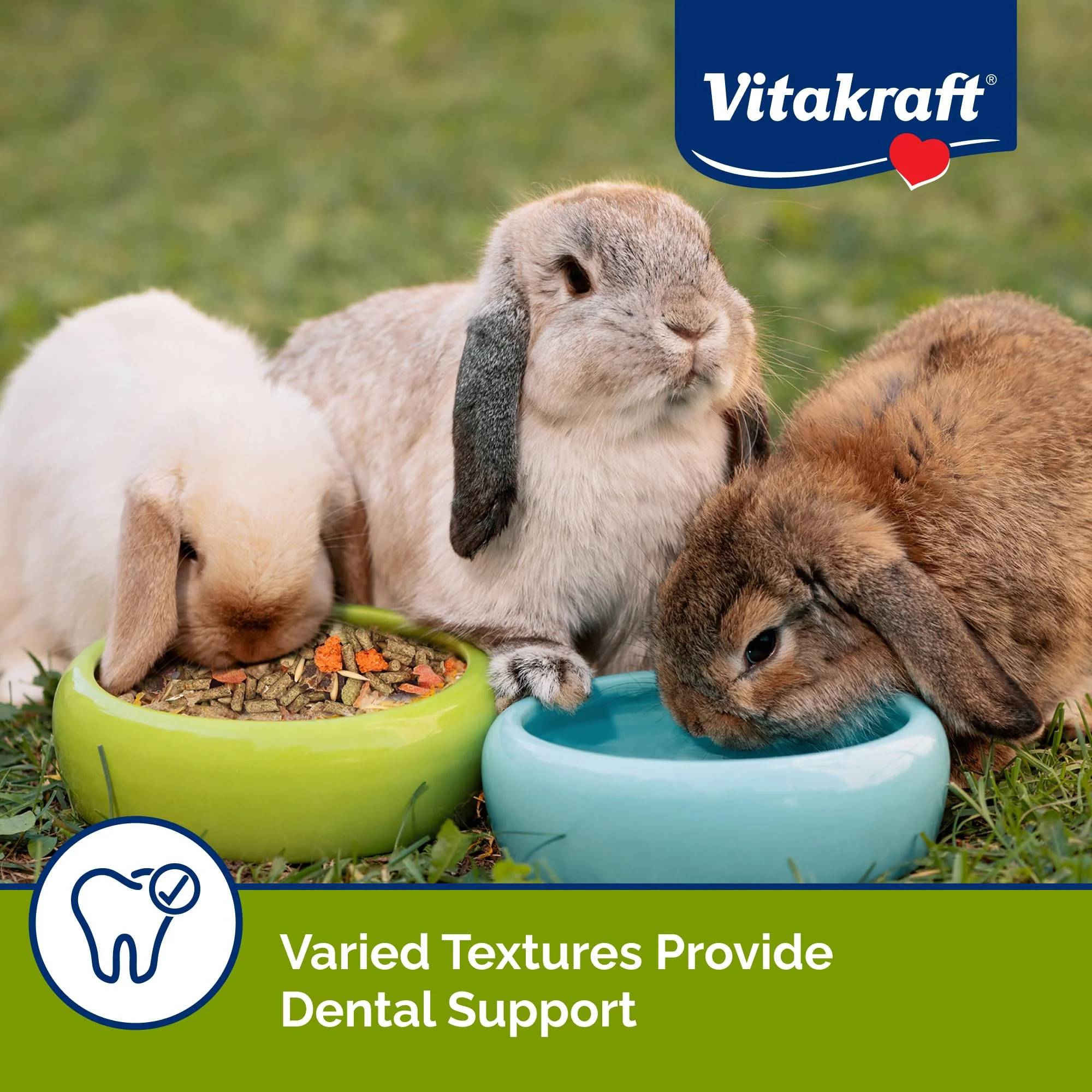Vitakraft Menu Premium Rabbit Food - Alfalfa Pellets Blend - Vitamin and Mineral Fortified, Carrots, Greens, Grains, Fruits, 5 Lb. - Image 8