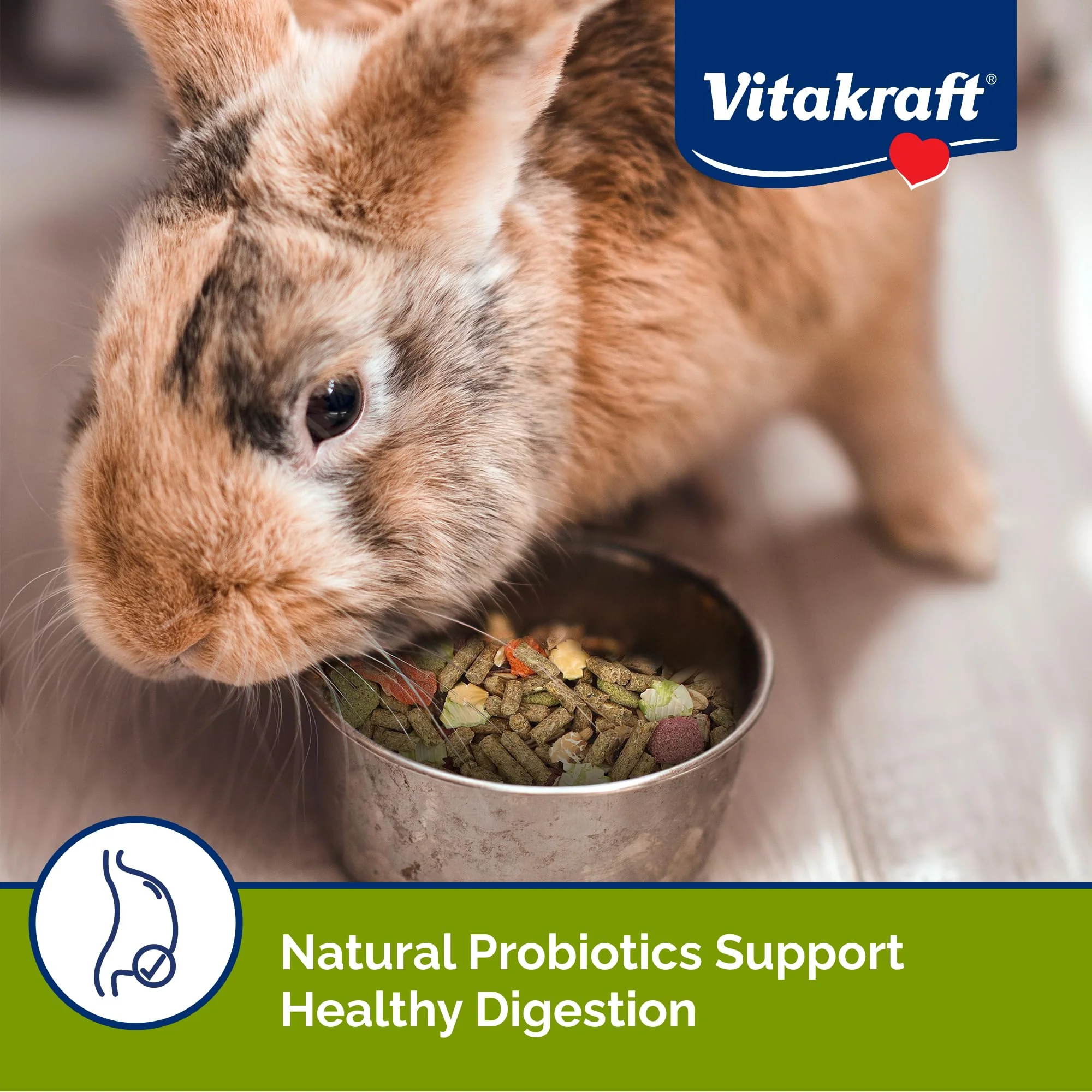Vitakraft Menu Premium Rabbit Food - Alfalfa Pellets Blend - Vitamin and Mineral Fortified, Carrots, Greens, Grains, Fruits, 5 Lb. - Image 9