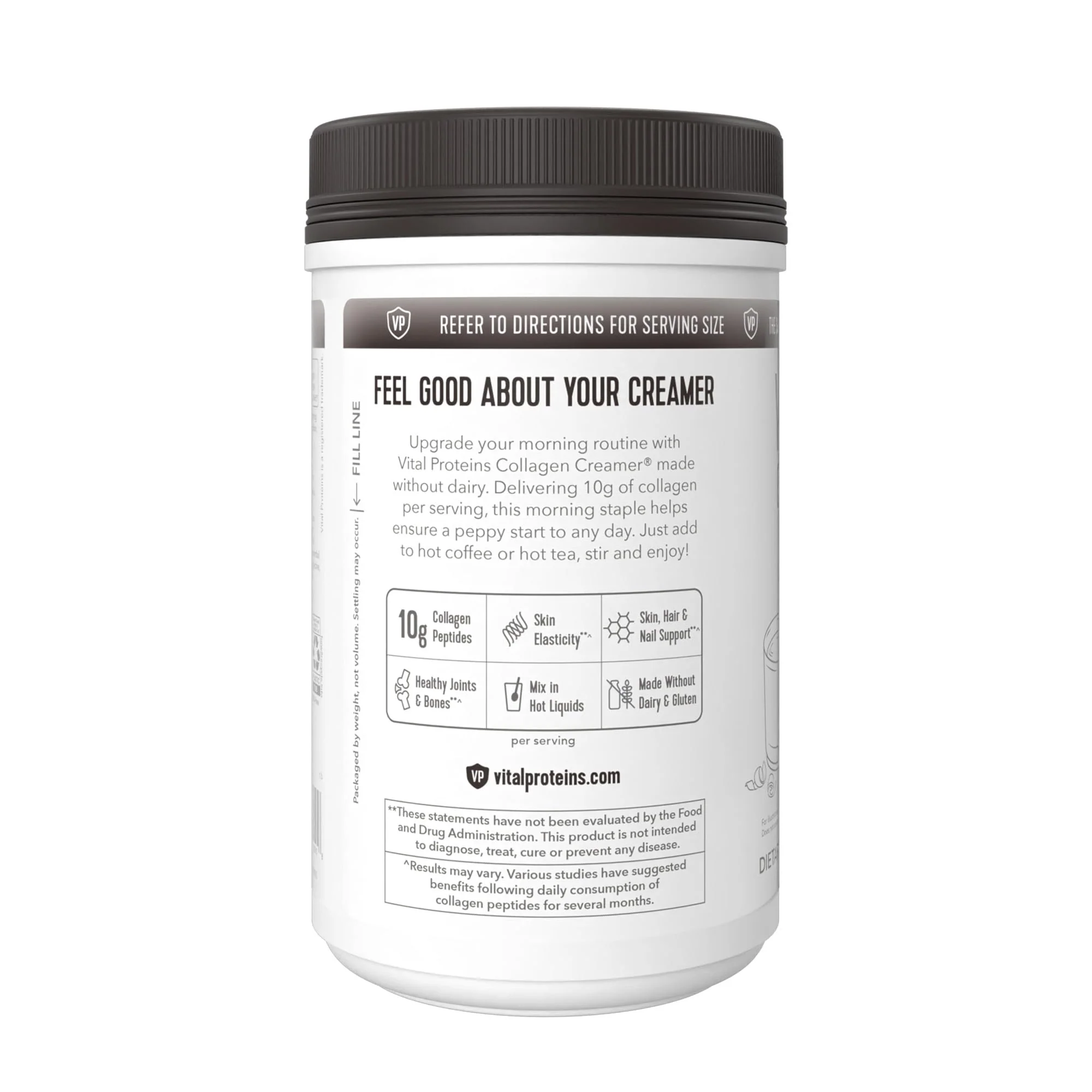 Vital Proteins Collagen Peptides Powder - Mocha Coffee Creamer for Hair, Skin & Nails Support, 11 Oz - Image 3