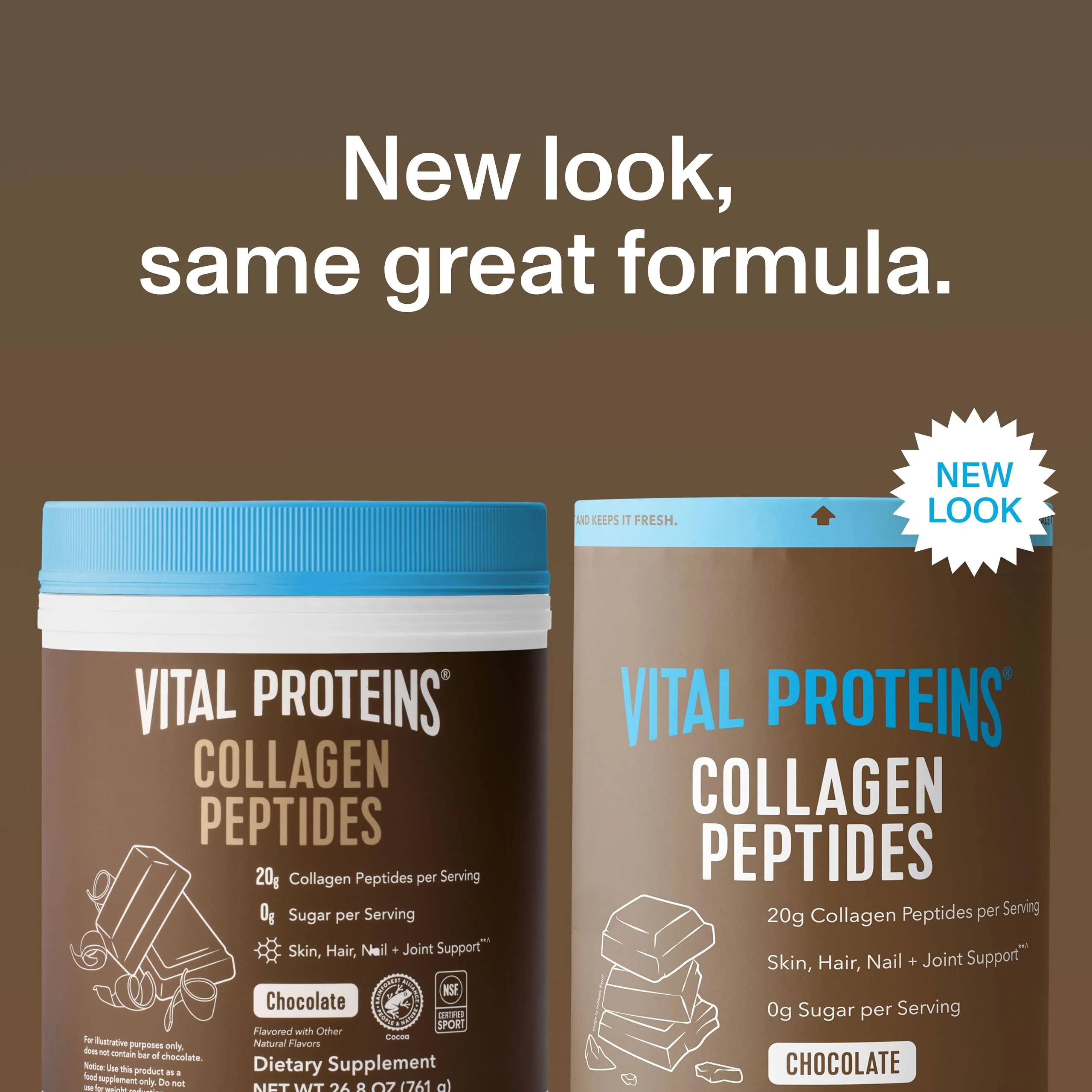 Vital Proteins Collagen Peptides Powder Supplement, Hydrolyzed Collagen for Skin, Hair, Nails & Joints, Chocolate, 28 Servings - Image 8