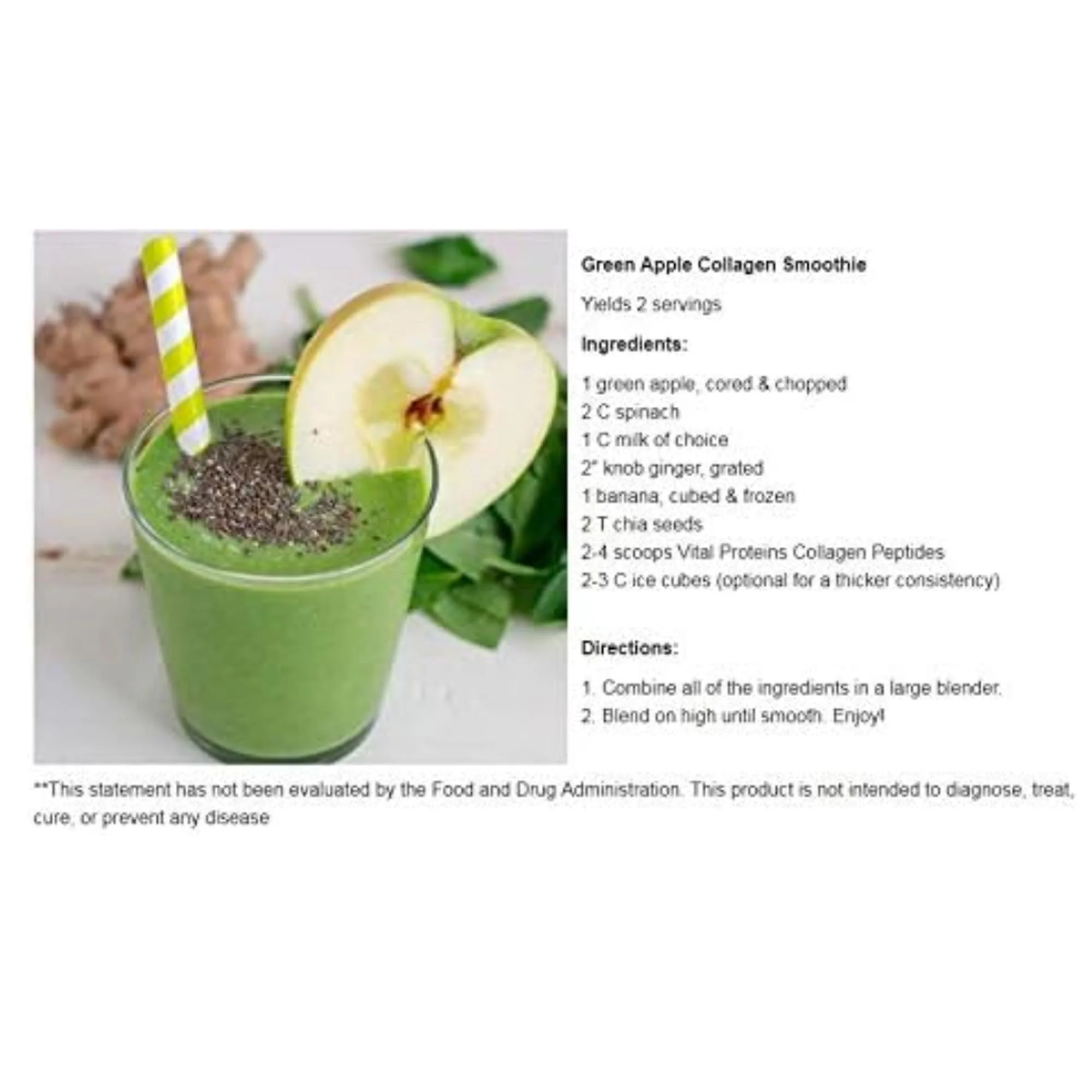 Vital Proteins Natural Whole Nutrition Collagen Peptides - Pasture Raised, Grass Fed, Paleo Friendly, Gluten Free, Single Ingredient - 24 Ounce - Image 6