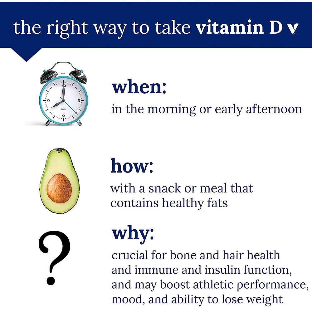 Vitamin D3 1000IU Softgel, Supports Bone & Immune Health, Aids in Cellular Growth & Calcium Absorption, Gluten Free & Once Daily Formula (100 Softgels) by The Vitamin Shoppe - Image 4