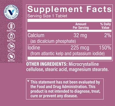 Vitamin Shoppe - Kelp, 125 mg, 300 tablets - Image 4