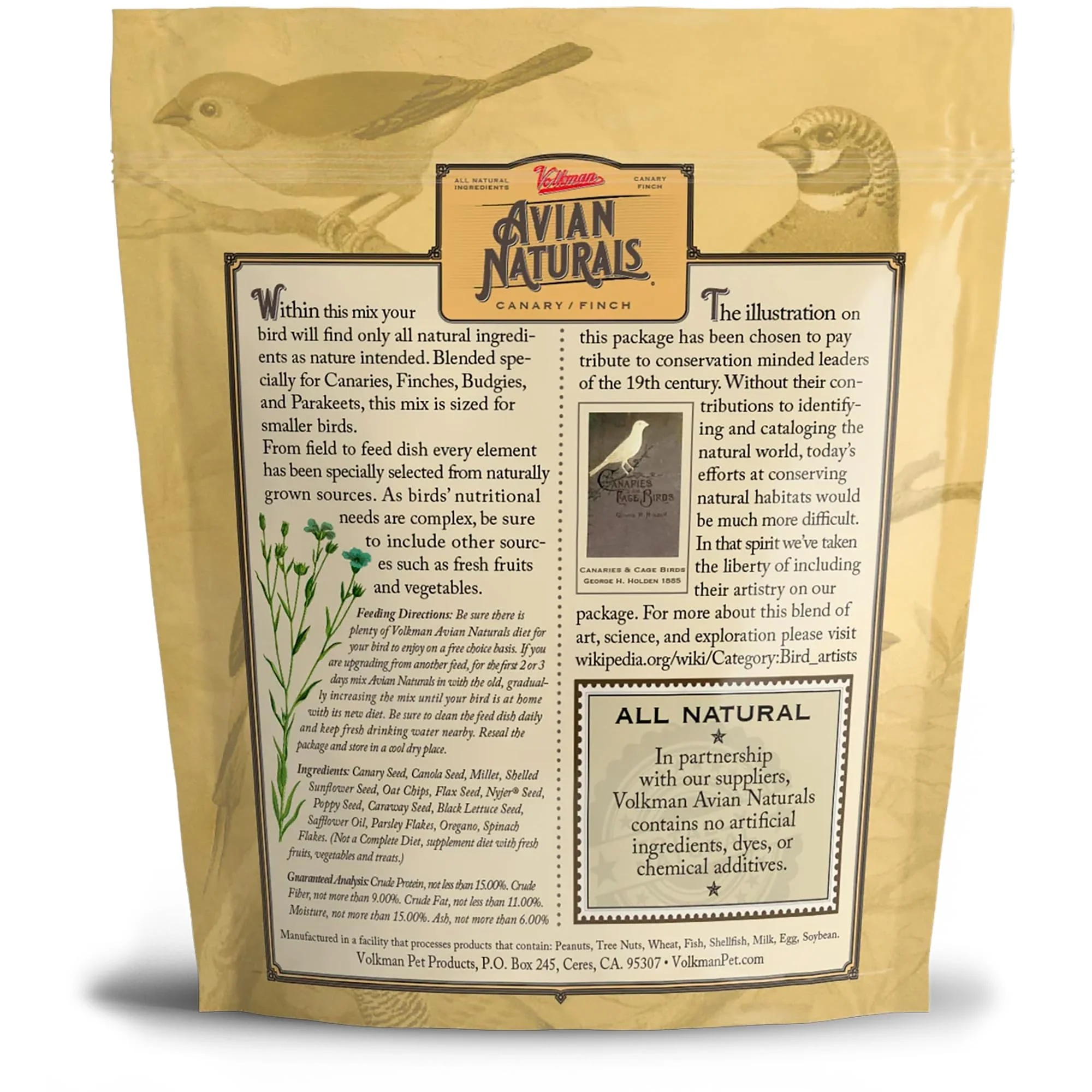 Volkman Avian Naturals Canary Finch 4lb - Image 6