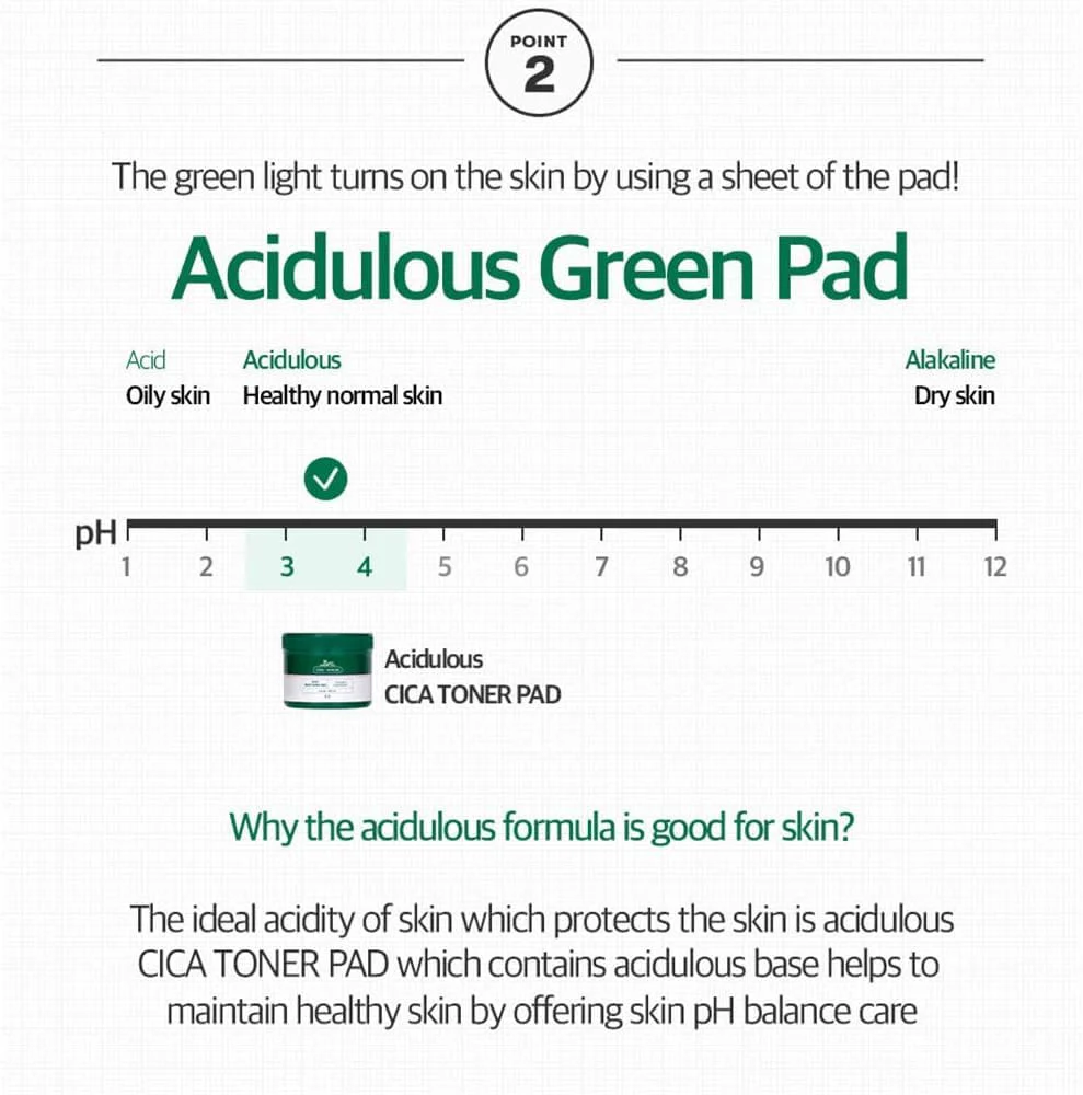 VT COSMETICS CICA Mild Toner Pad (60 Pads) - Exfoliating, Hydrating, Soothing, pH Balancing With BHA, Centella Asiatica Extract, Hyaluronic Acids for Daily Facial Use - Image 2