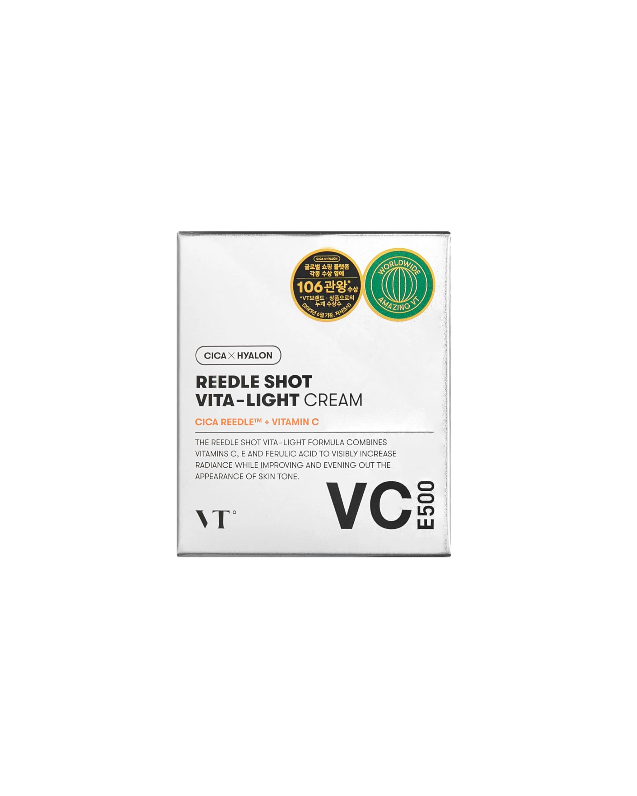 VT COSMETICS Vita-Light Cream | Vitamin C Cream with Vitamin B & E, Face Cream For Glowing & Radiant Skin, Dry, Normal or Sensitive Skin 1.69Fl Oz(50ml) - Image 3