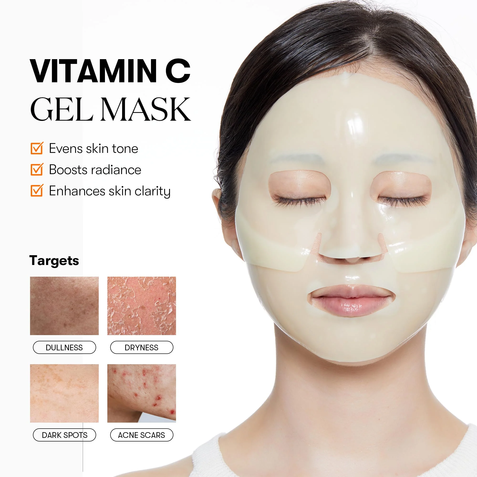 VT COSMETICS Vita-Light Reedle Shot 100 2-Step Hydrogel Mask(34.5gx4ea), Intensive Glowing, Exosome Glutathione Face Mask, Overnight Melting Mask, Korean Facial Mask - Image 8
