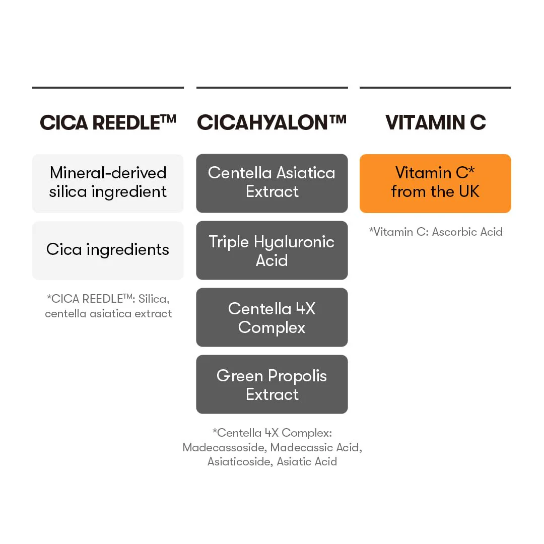 VT COSMETICS Vita-Light Reedle Shot 100 Serum with Vitamin C Capsules & Vitamin E Microneedling Formula, Korean Skin Booster, 1.69 fl oz(50ml) - Image 6