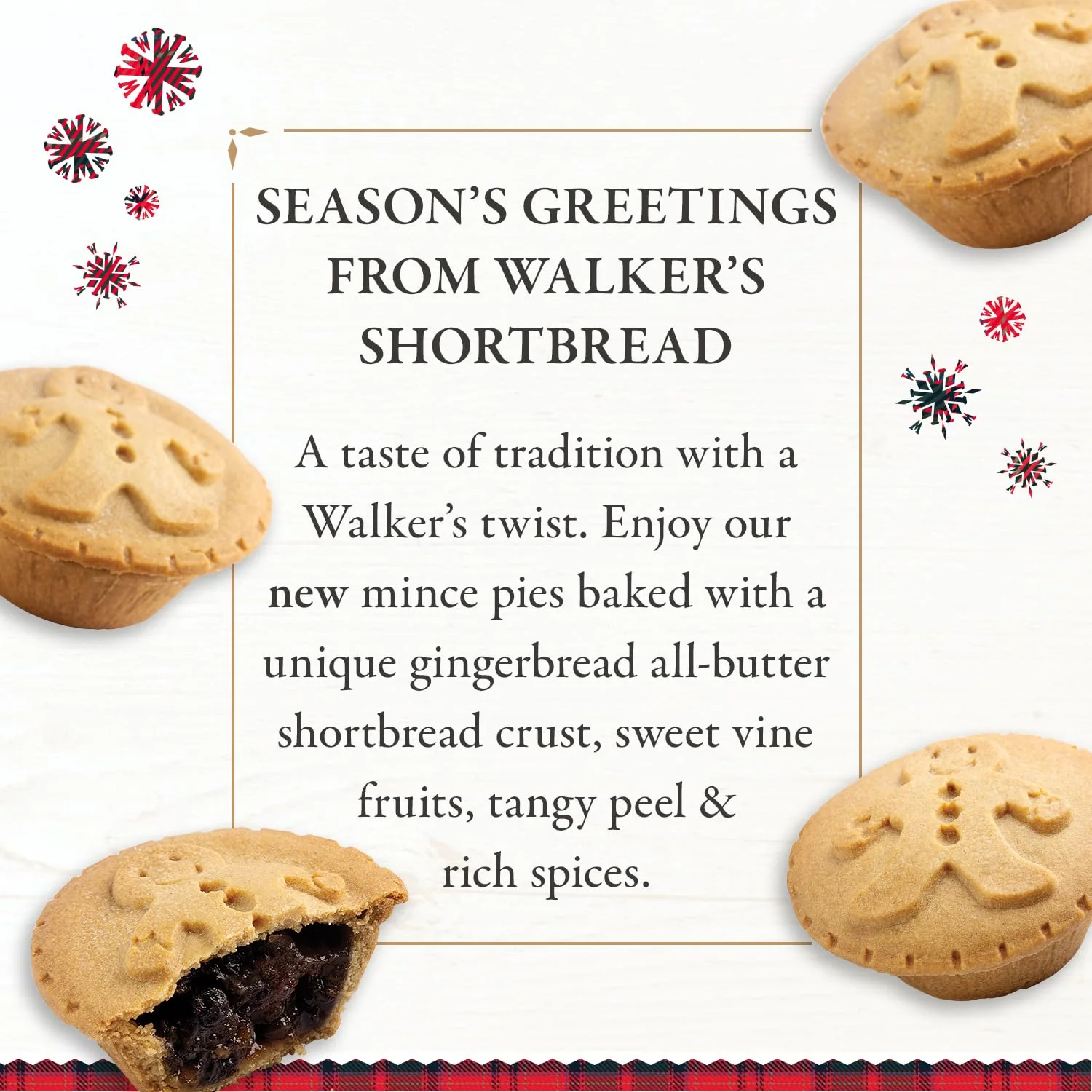 Walker’s Gingerbread Mince Pies - 4 Count (8.6 oz)- Holiday Treats and Desserts from Scotland - Image 6