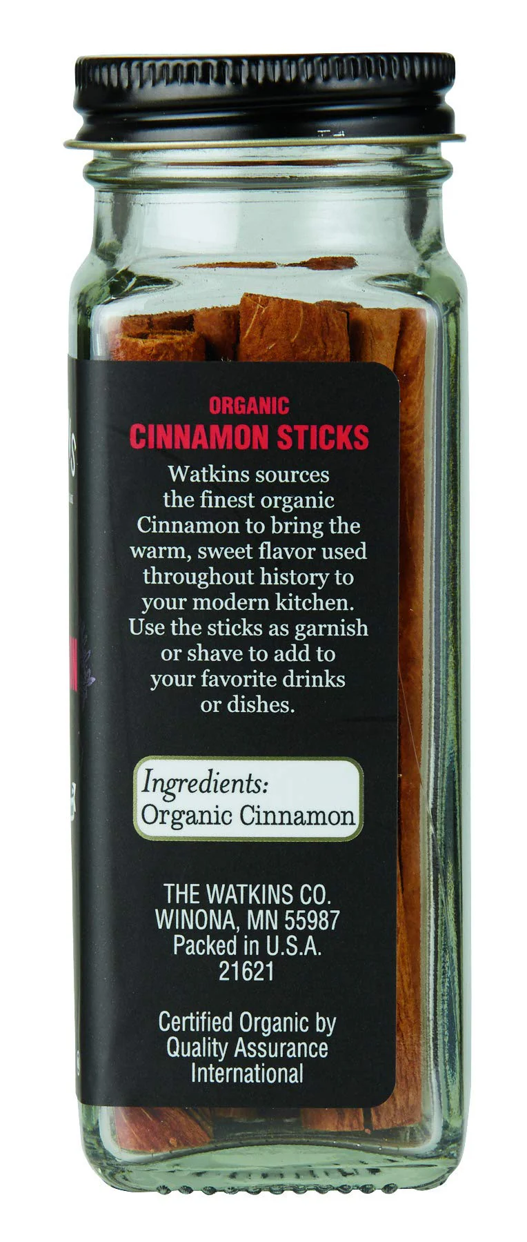 Watkins Organic Cinnamon Sticks, 1.2 Ounce, 3 Count - Image 2