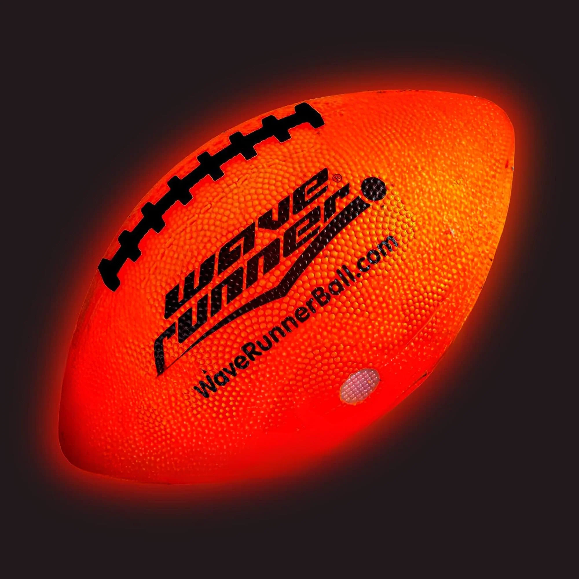 Wave Runner LED Light-Up Football - Glow in The Dark Football Games- Size 10.35 in. with Pump and Batteries Included | Perfect Game Gifts for Teen Boys Ages 7-15 Fans & Players