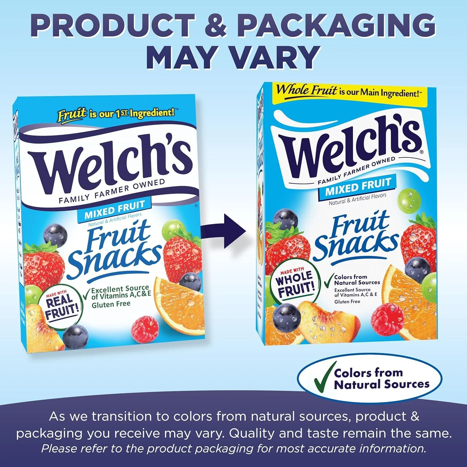 Welch's Fruit Snacks, Mixed Fruit, Bulk Pack, Individual Single Serve Bags, 0.8 oz (Pack of 40) - Image 2