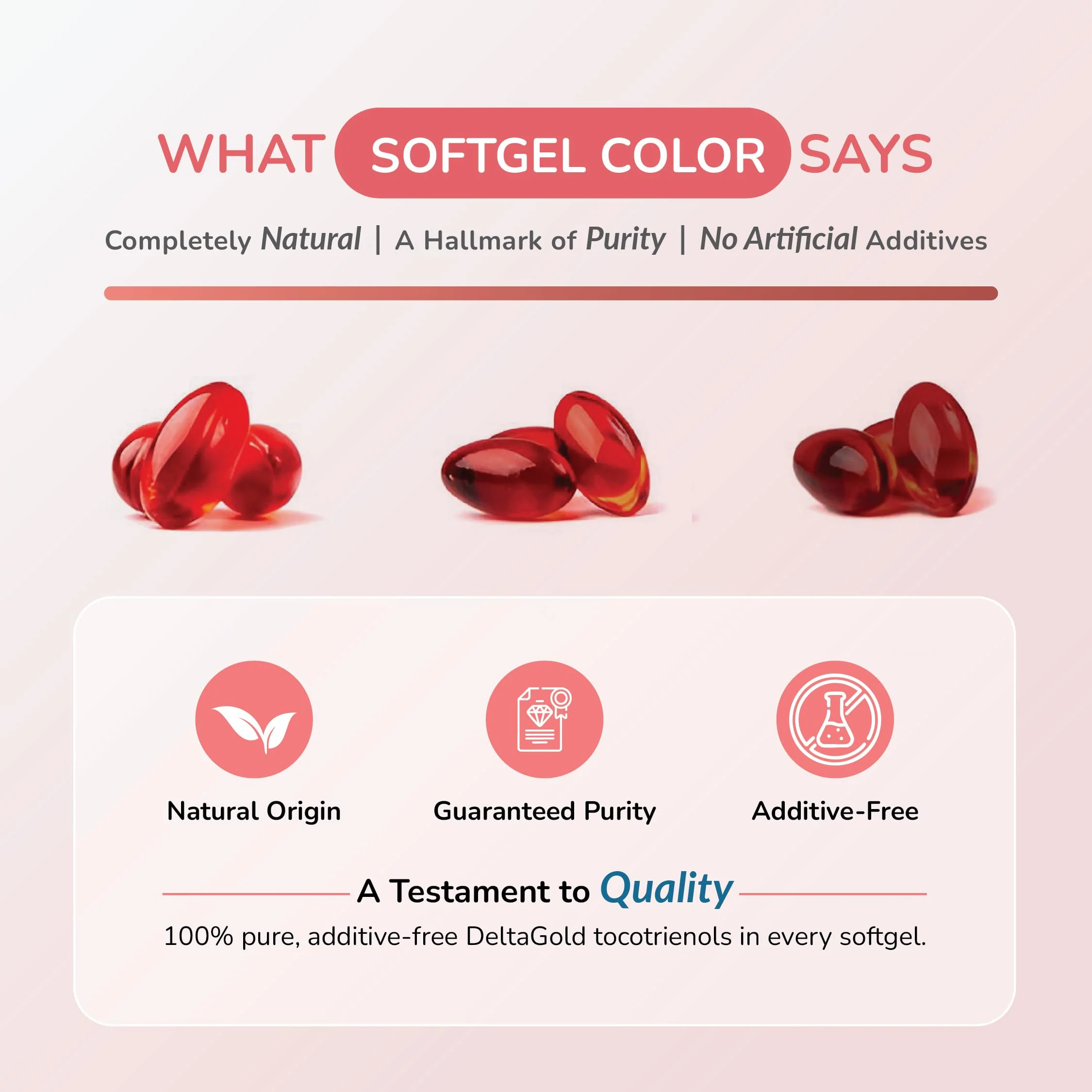 Wellness Extract Eannatto Tocotrienols Vitamin E Supplements Tocopherol Free, Supports Immune Health, Non-GMO, Gluten Free & Antioxidant (300MG 60 Softgels) - Image 2