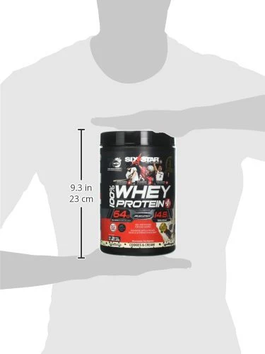 Whey Protein Powder | Six Star Whey Protein Plus | Whey Protein Isolate & Peptides | Lean Protein Powder for Muscle Gain | Muscle Builder for Men & Women | Cookies and Cream, 2 lbs (Package Varies) - Image 4