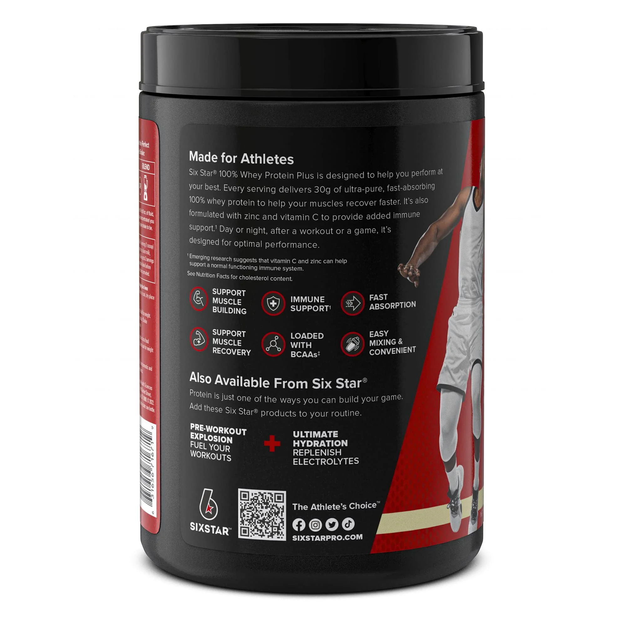 Whey Protein Powder | Six Star Whey Protein Plus | Whey Protein Isolate & Peptides | Lean Protein Powder for Muscle Gain | Muscle Builder for Men & Women | Vanilla, 2 lbs (Package May Vary) - Image 5