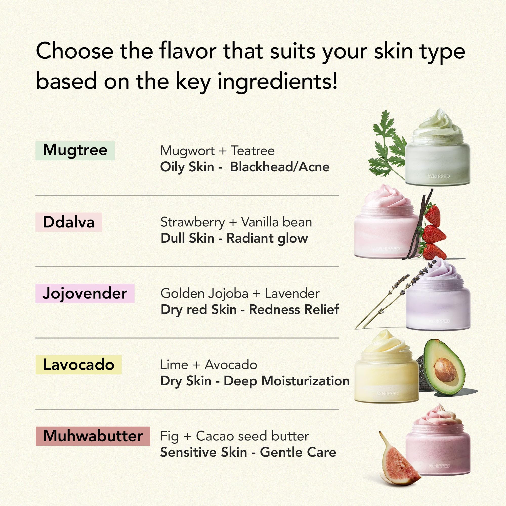WHIPPED Cream Facial Cleanser Lavocado - Lime & Avocado Face Wash - For Dry Skin, EXTRA DEEP Moisturizing Cleanser, Niacinamide, Hyaluronic Acid, Vegan Korean Skincare, 2.8 oz - Image 3