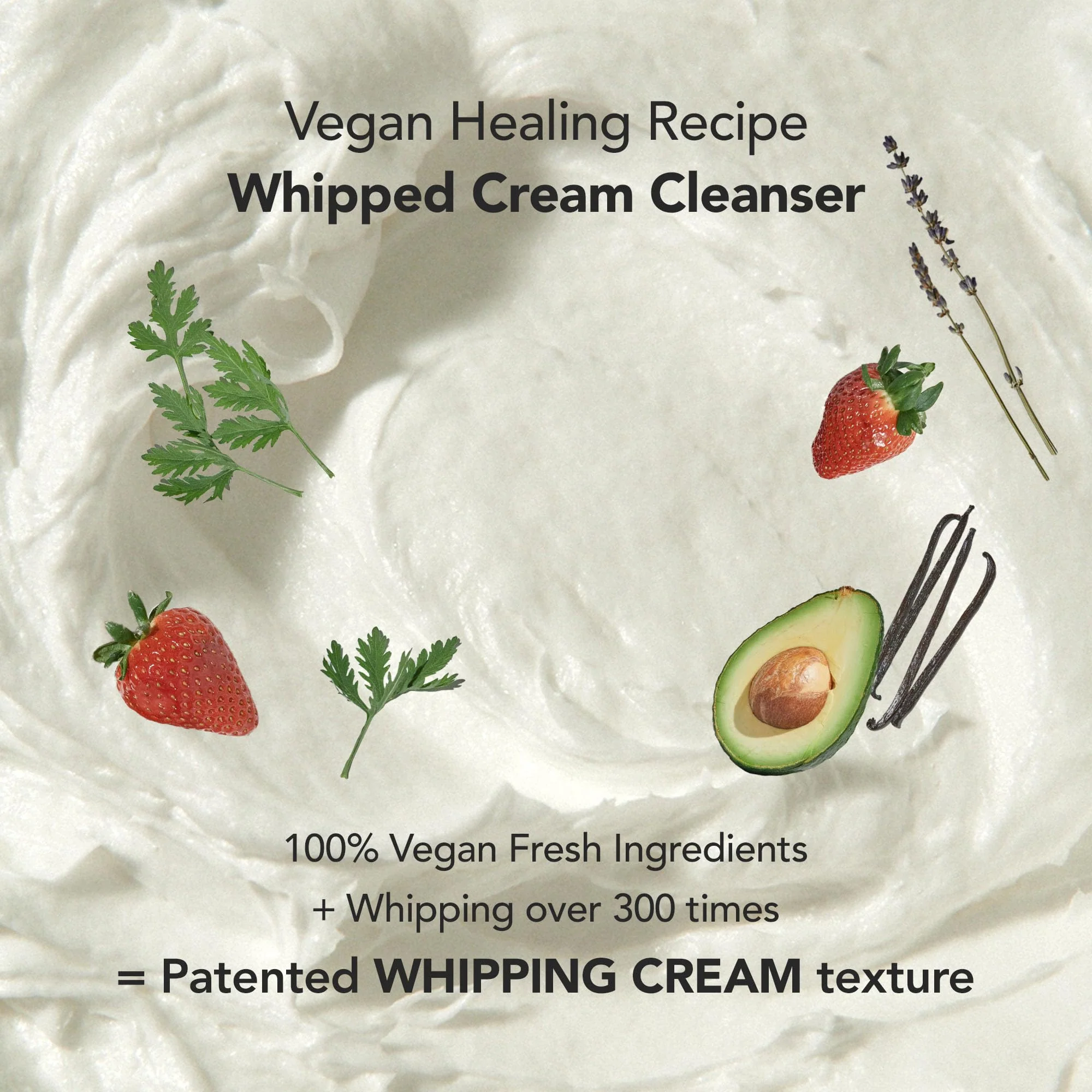WHIPPED Cream Facial Cleanser Mugtree - Mugwort & Teatree Face Wash - For Oily Skin, Sebum & Pore Care - Moisturizing Face Cleanser, Niacinamide, Hyaluronic Acid, Vegan Korean Skincare, 2.8 oz - Image 6