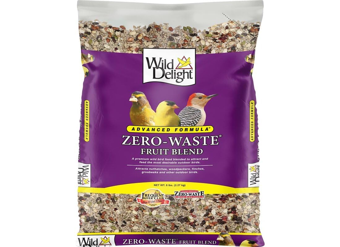 Wild Delight Zero-Waste Fruit Blend Bird Food, 5 Lb - Image 3