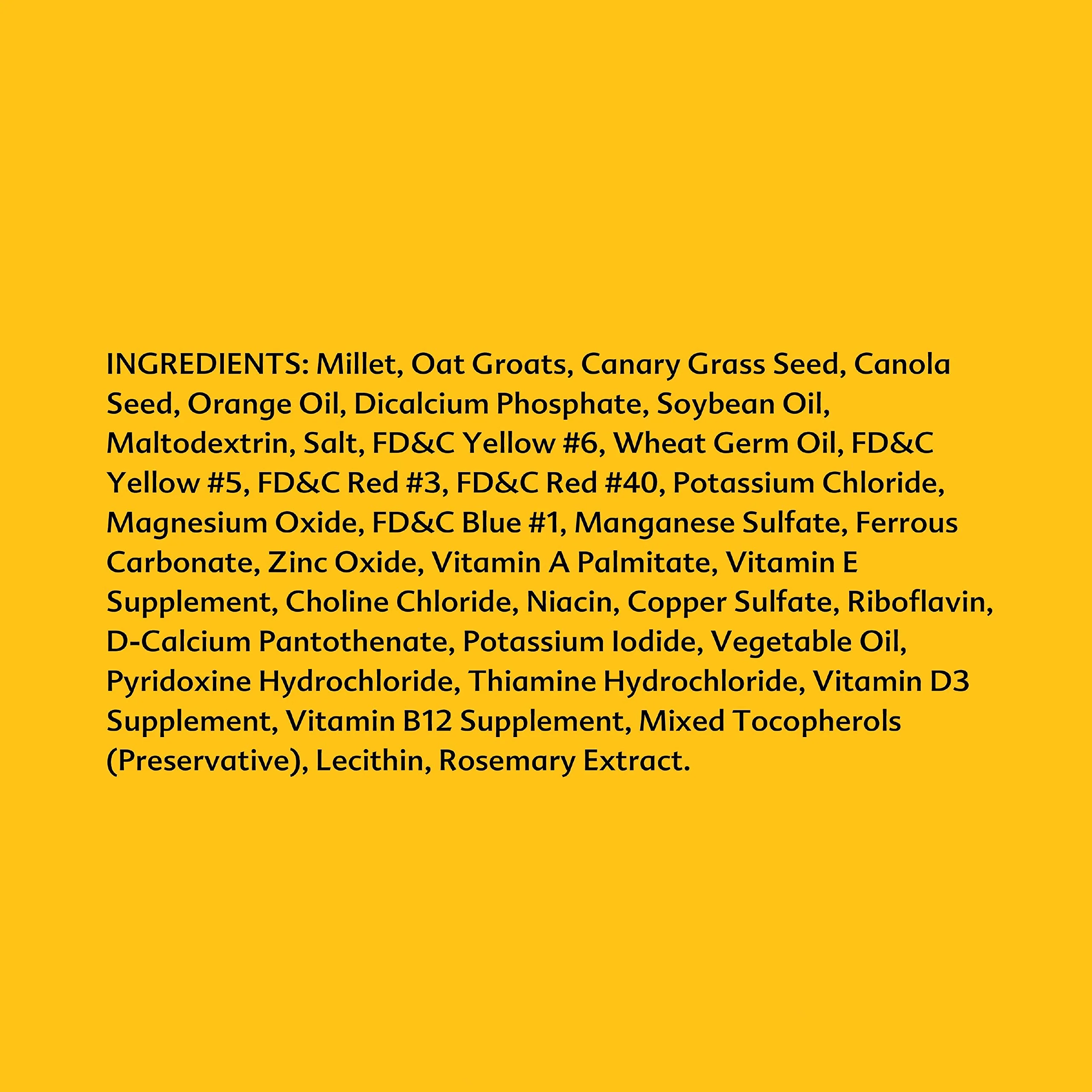 Wild Harvest Daily Blend Nutrition Diet for Parakeet, Canary and Finch 10 Pounds, Orange flavour - Image 2
