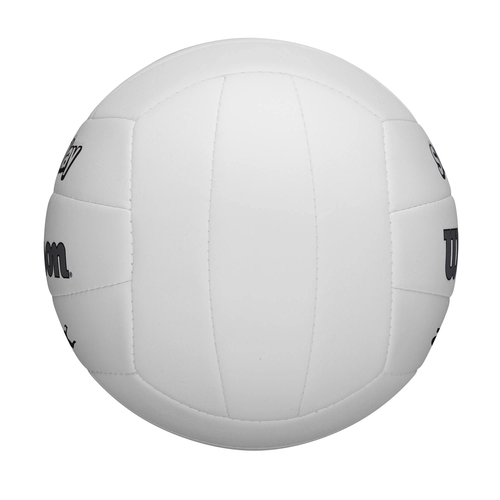 Wilson AVP Soft Play Volleyball - Official Size, White, 18-Panel, Machine-Sewn Construction, Butyl Rubber Bladder, Sponge-Backed Synthetic Leather Cover, Ideal for Ages 13 and Up - Image 2