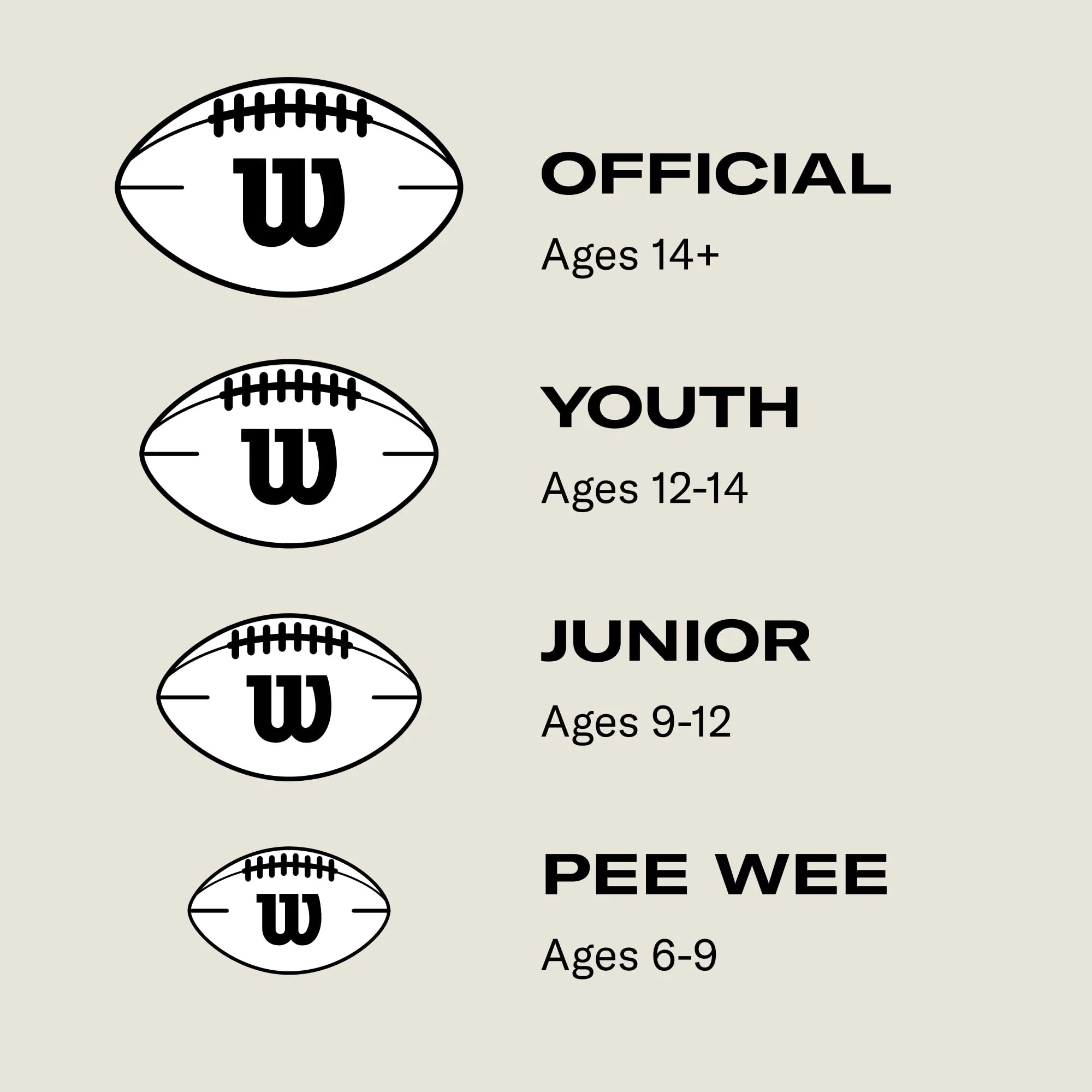 WILSON GST Speedskin Football - Youth Size, Brown - Image 4