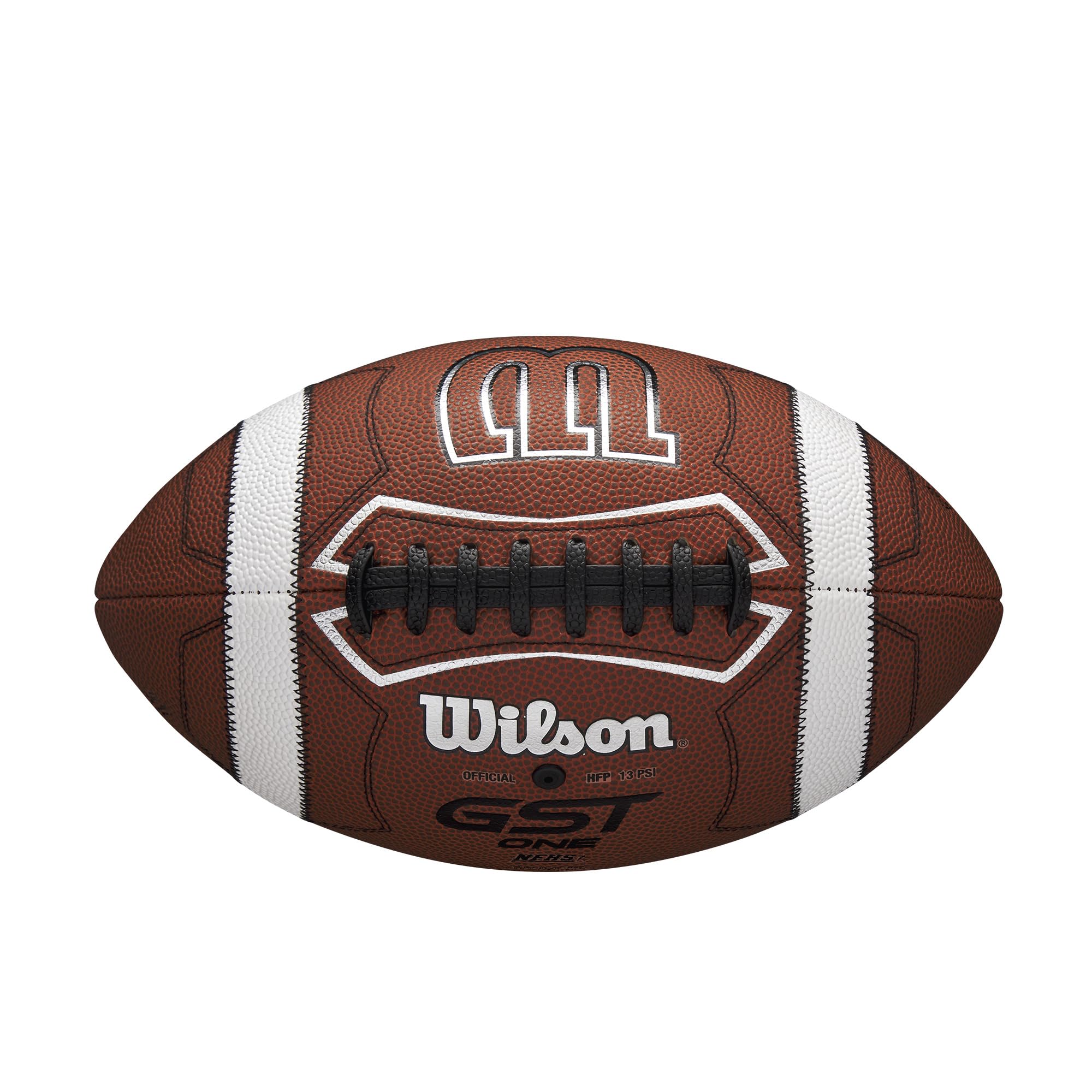 WILSON GST SpeedSkin One Football - Brown, Official Size - Image 6