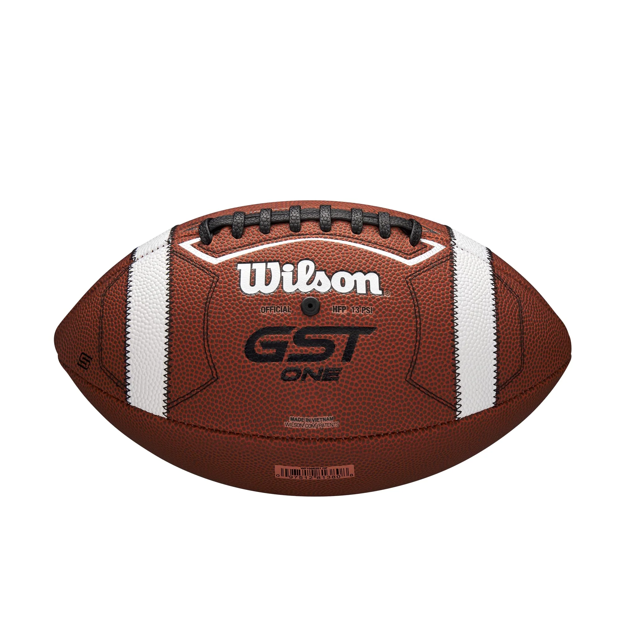 WILSON GST SpeedSkin One Football - Brown, Official Size - Image 7