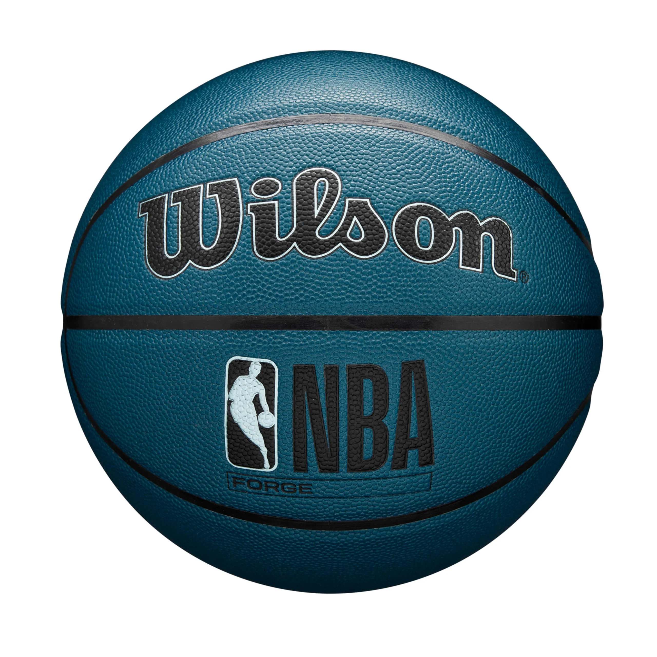 WILSON NBA Forge Indoor/Outdoor Basketball - Teal, Size 6-28.5"