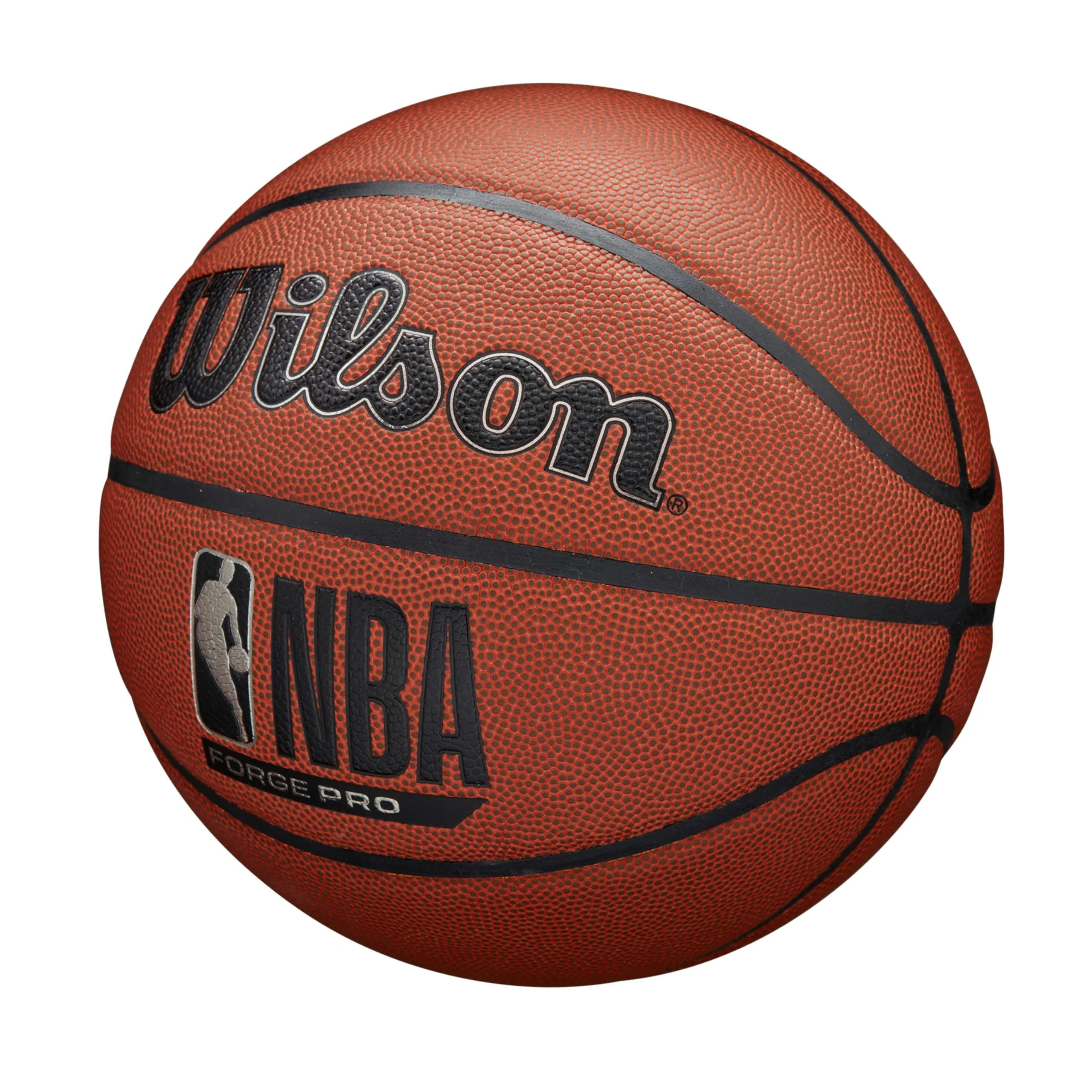 WILSON NBA Forge Pro Indoor/Outdoor Basketball - Brown, Size 7-29.5" - Image 7