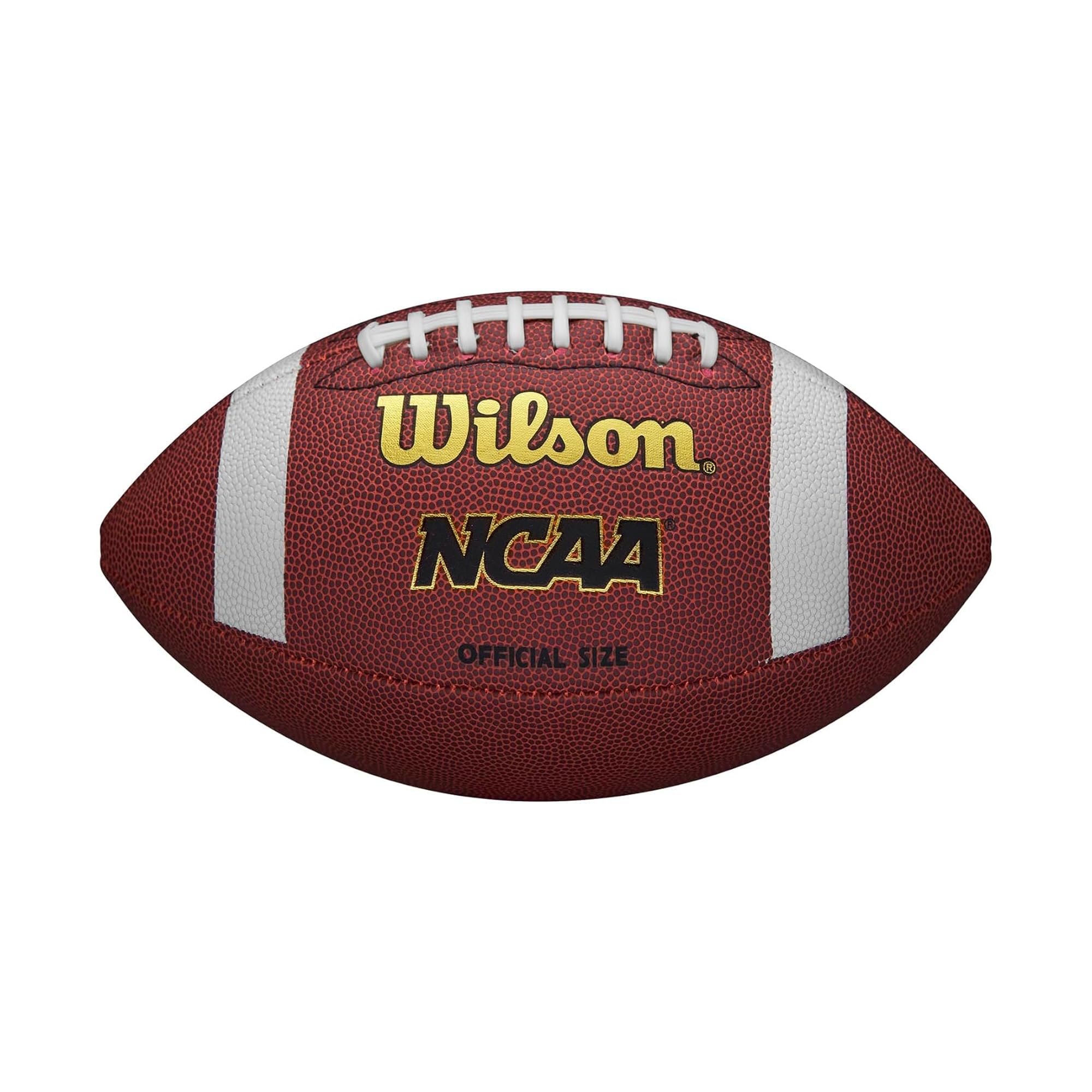Wilson NCAA Composite Football - Official Size, Brown, 1