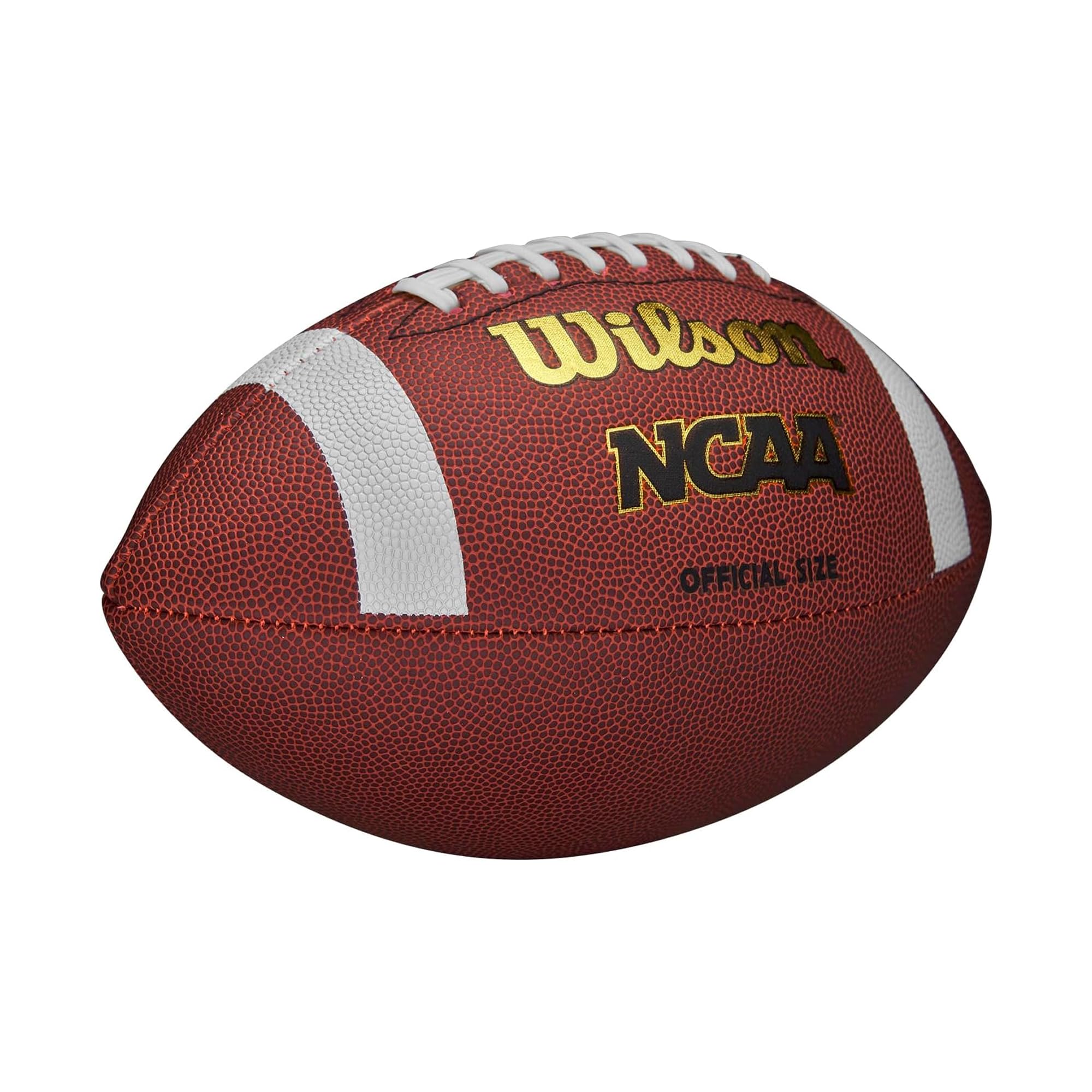 Wilson NCAA Composite Football - Official Size, Brown, 1 - Image 5