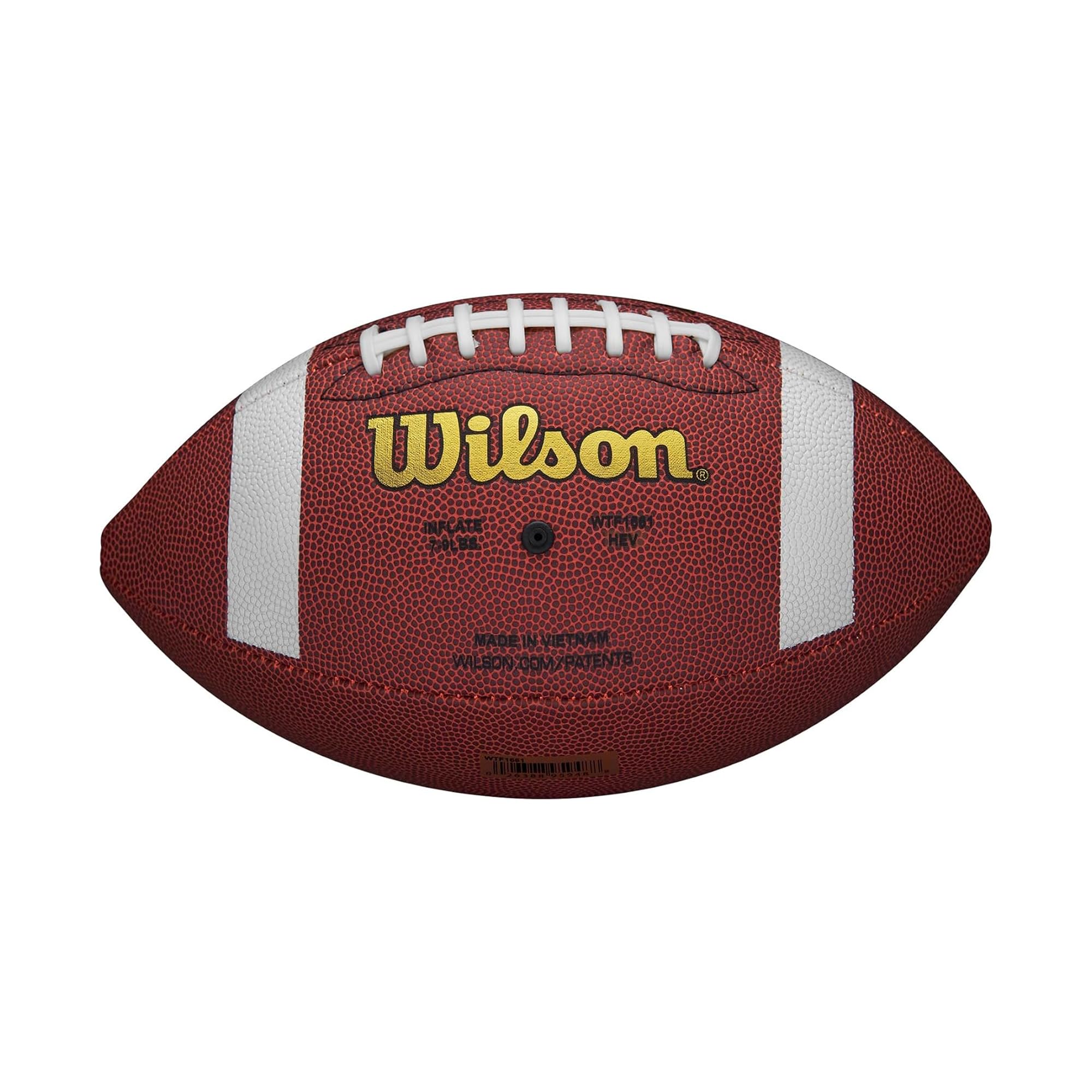 Wilson NCAA Composite Football - Official Size, Brown, 1 - Image 6