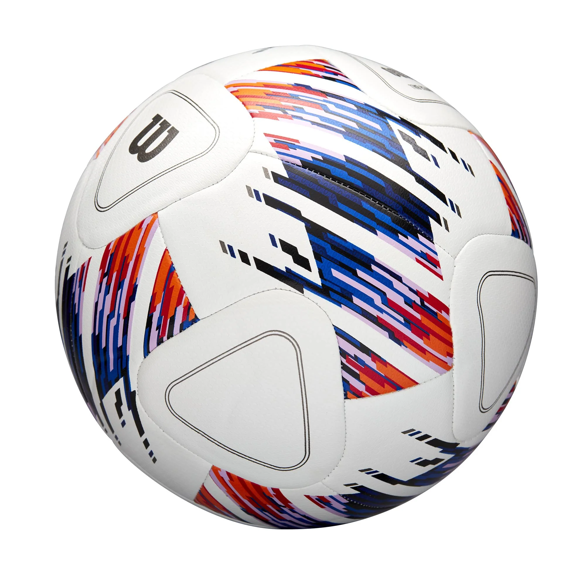 WILSON NCAA Vivido Replica Soccer Ball - Size 4, White/Orange/Purple - Image 2