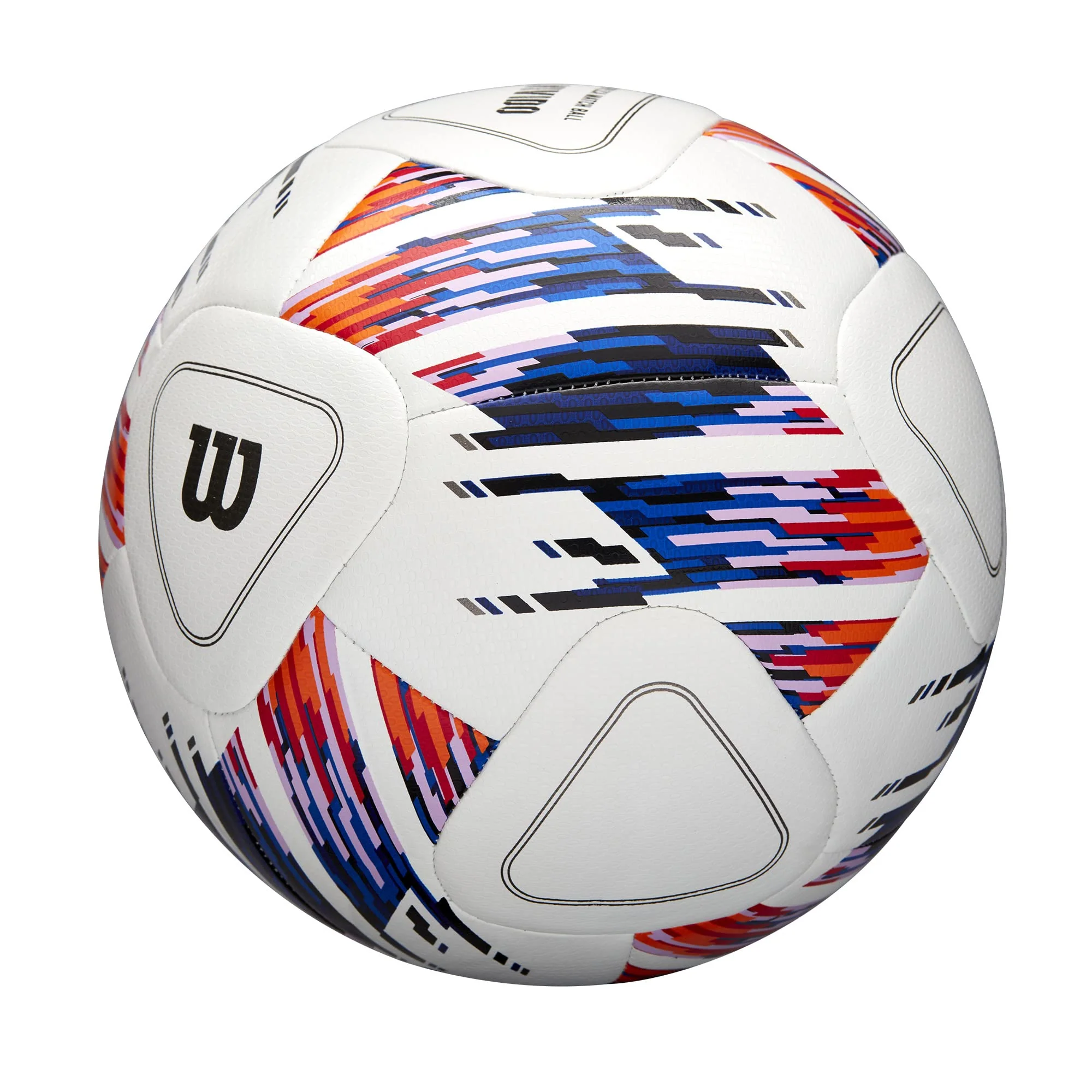 WILSON NCAA Vivido Replica Soccer Ball - Size 4, White/Orange/Purple - Image 4